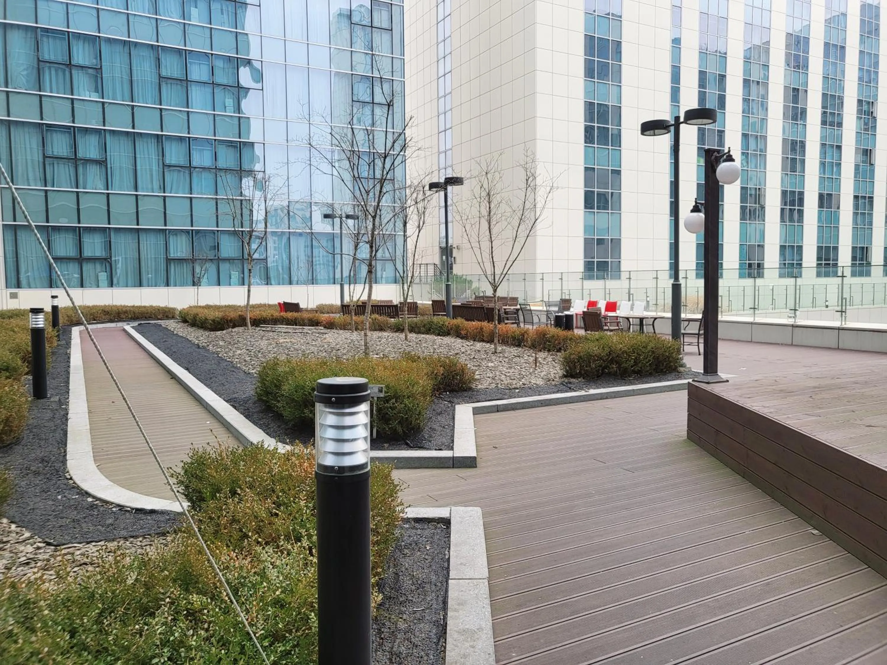 Balcony/Terrace in Hotel Tour Incheon Airport Hotel & Suites