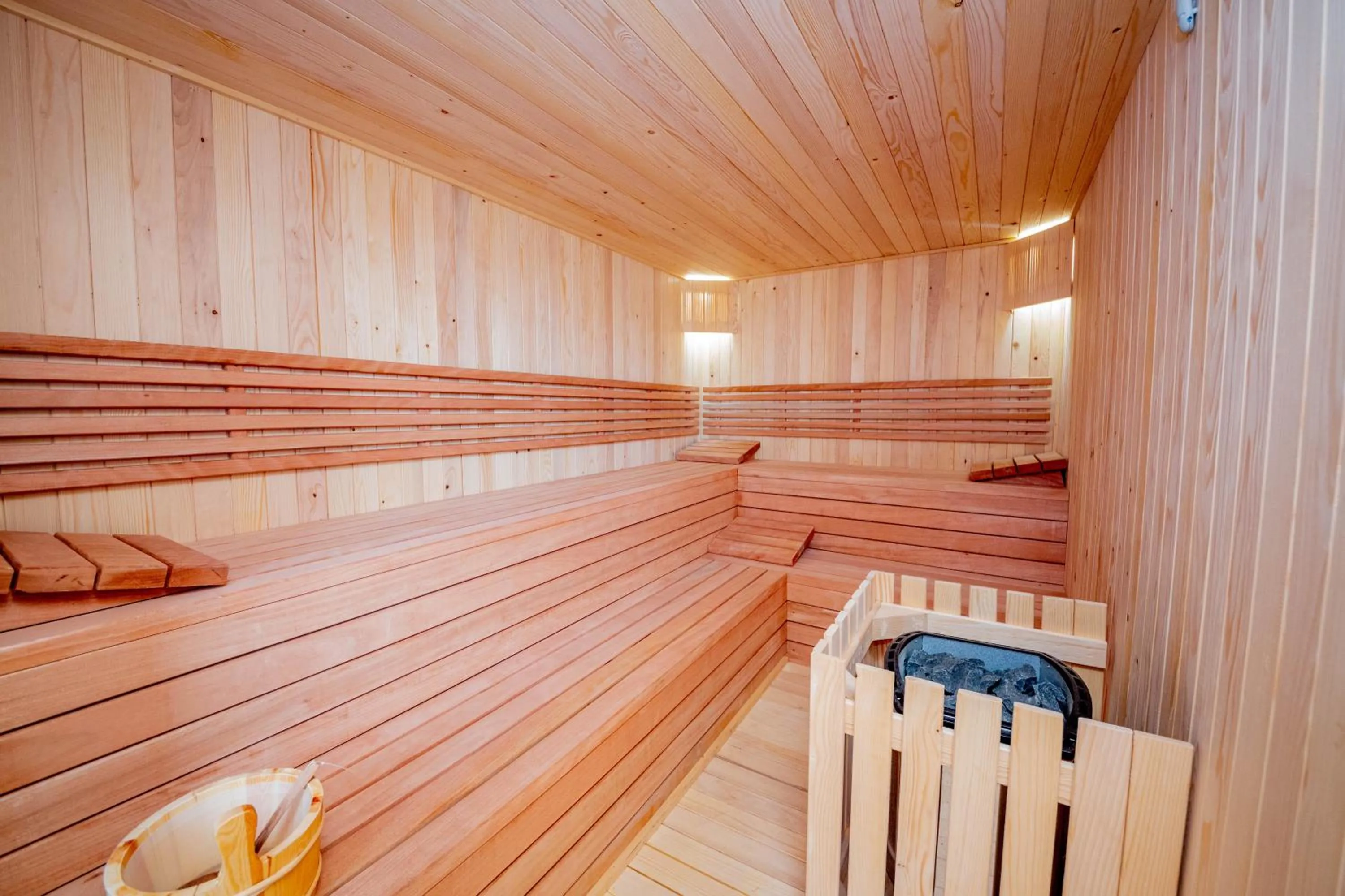 Sauna in Aerial Hotel & Spa