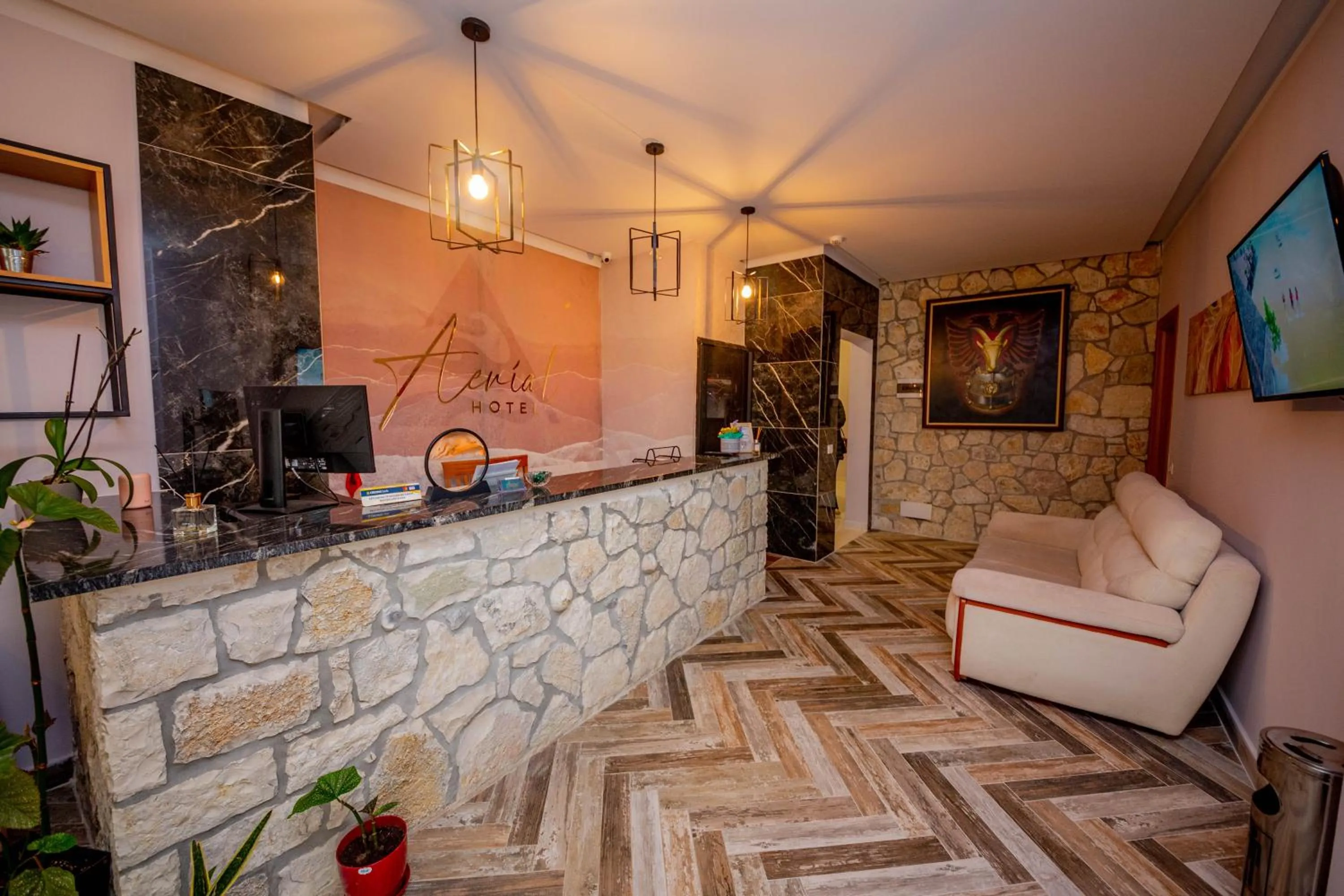 Lobby or reception in Aerial Hotel & Spa