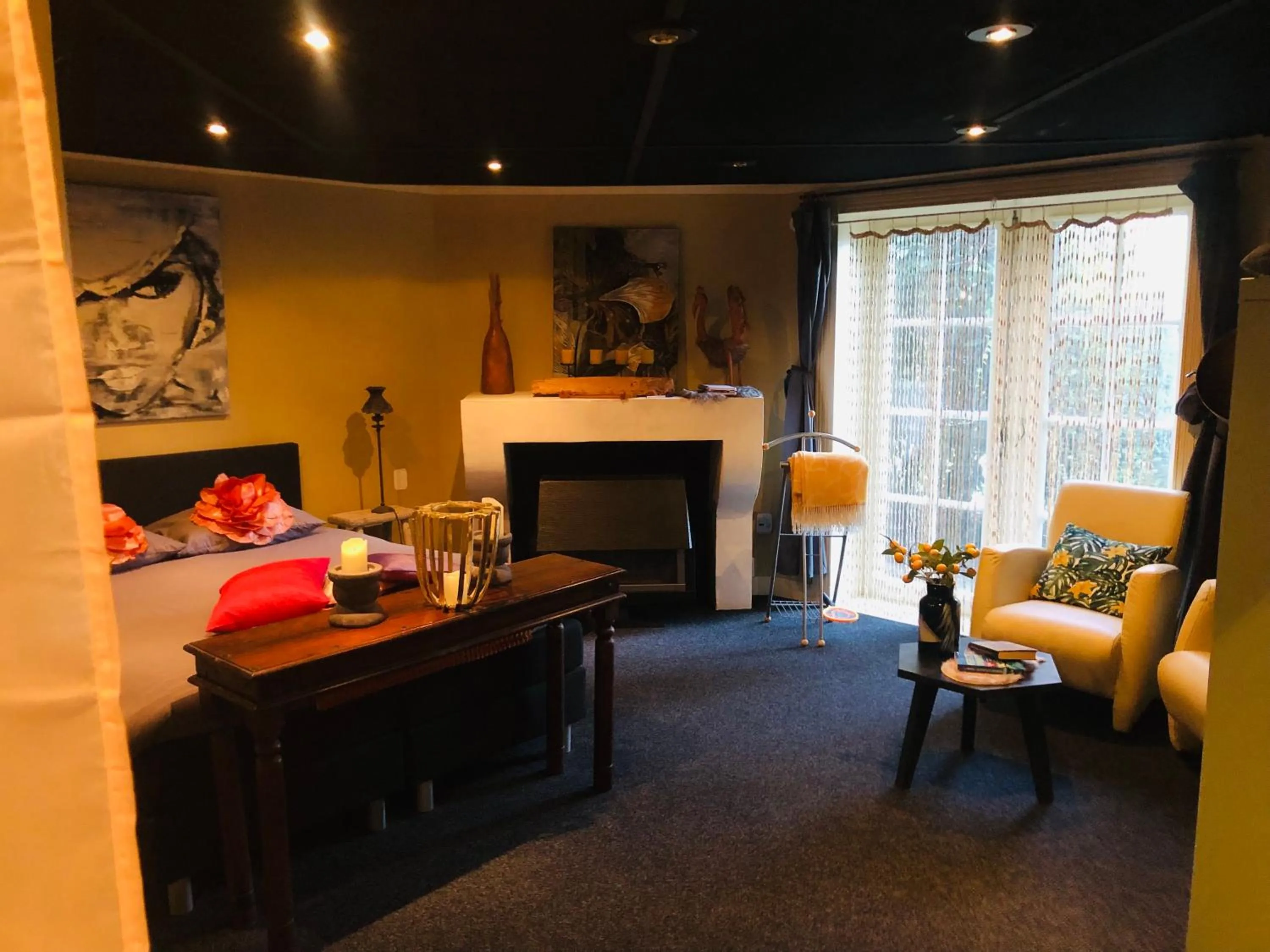 Bed in Pakhuis Bed and Breakfast Unique