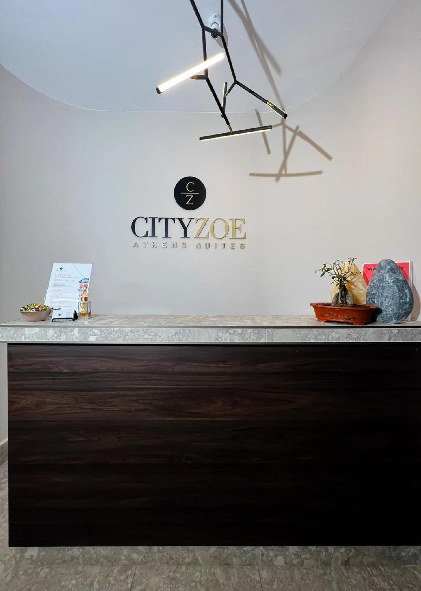 Lobby or reception in Cityzoe Athens Suites