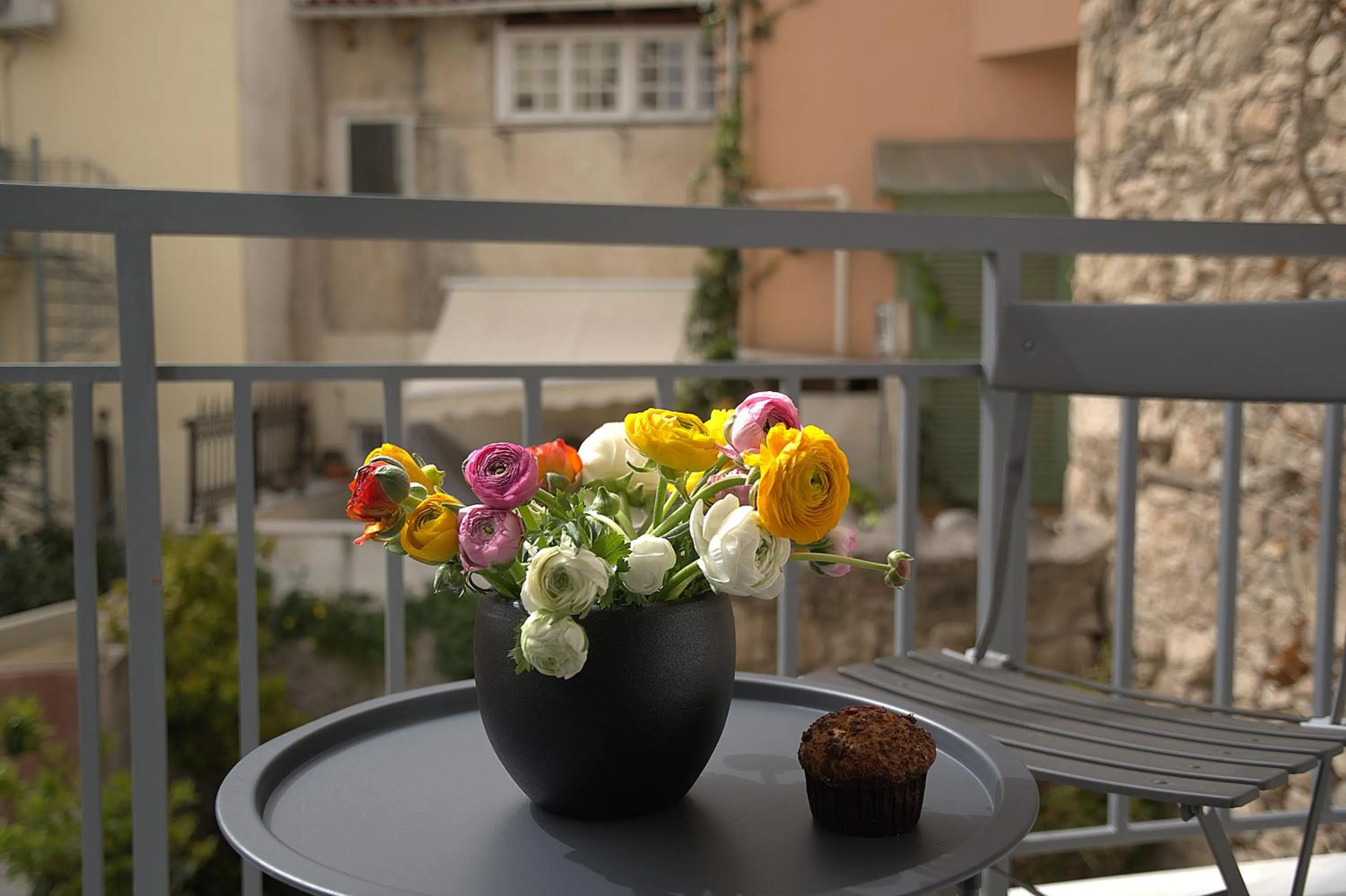 Balcony/Terrace in Cityzoe Athens Suites