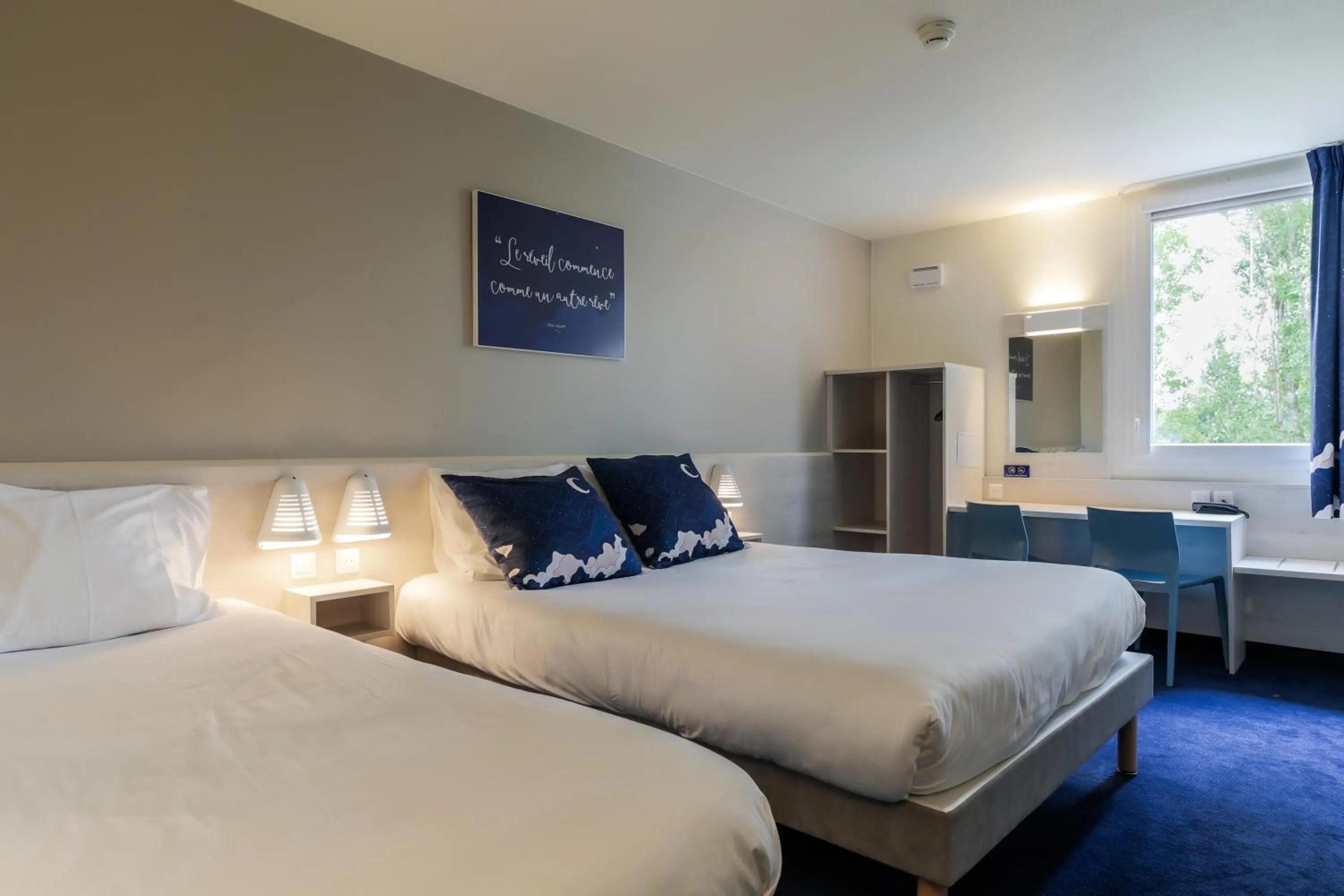 Bedroom, Bed in ACE Hôtel Thionville - Porte du Luxembourg