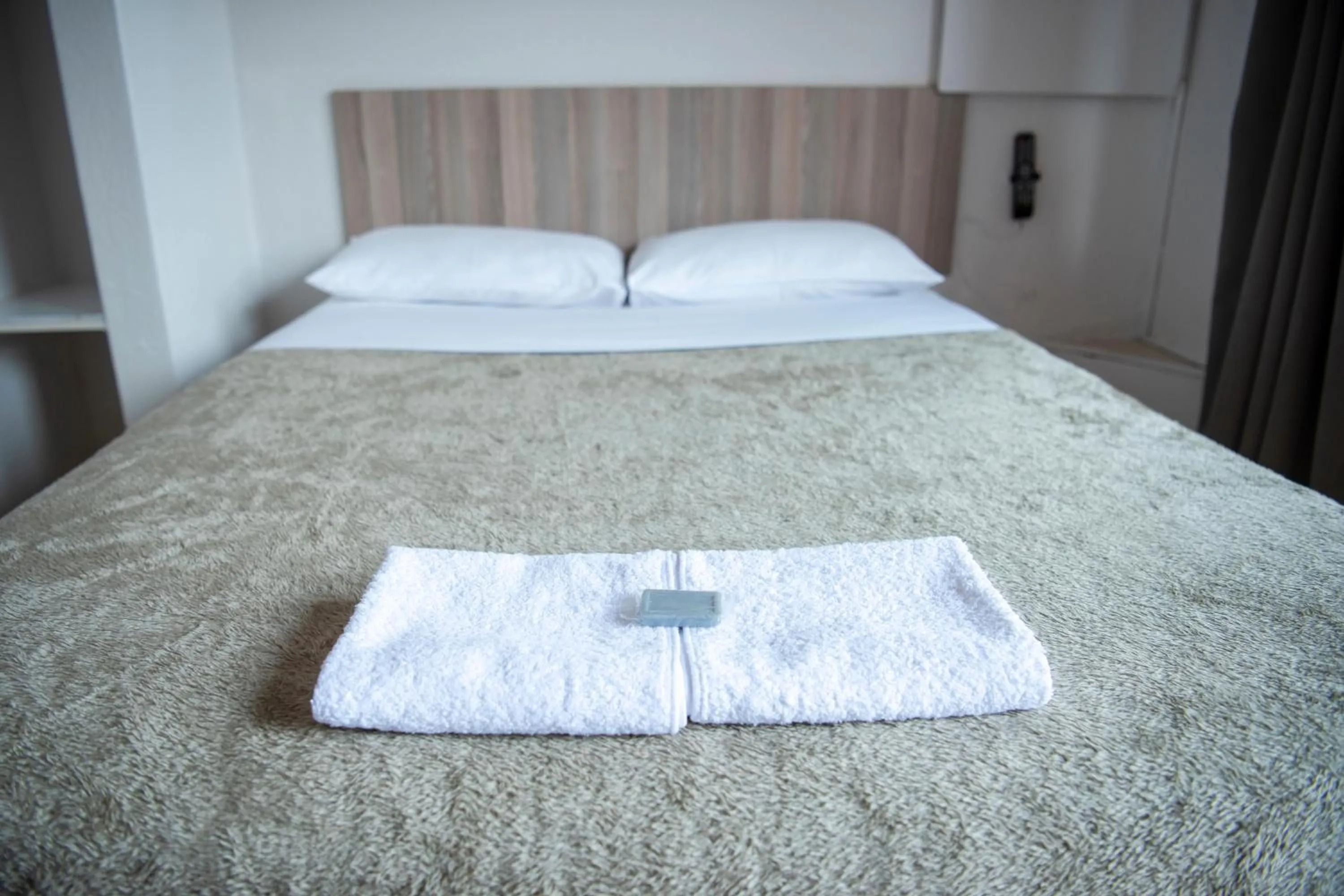 Bed in Ecomotel Marlboro