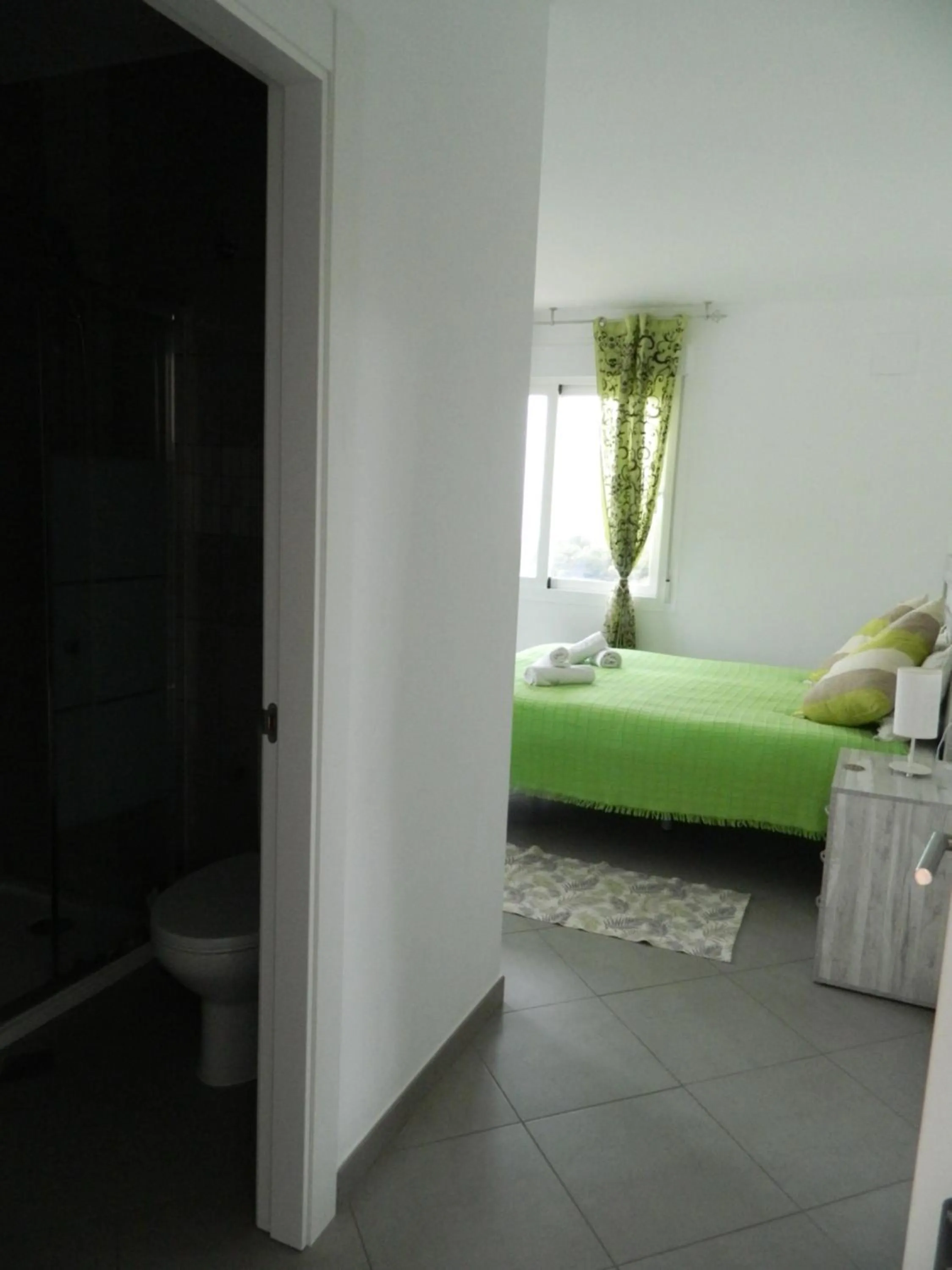 Bedroom, Bed in Hotel Restaurant Baladrar