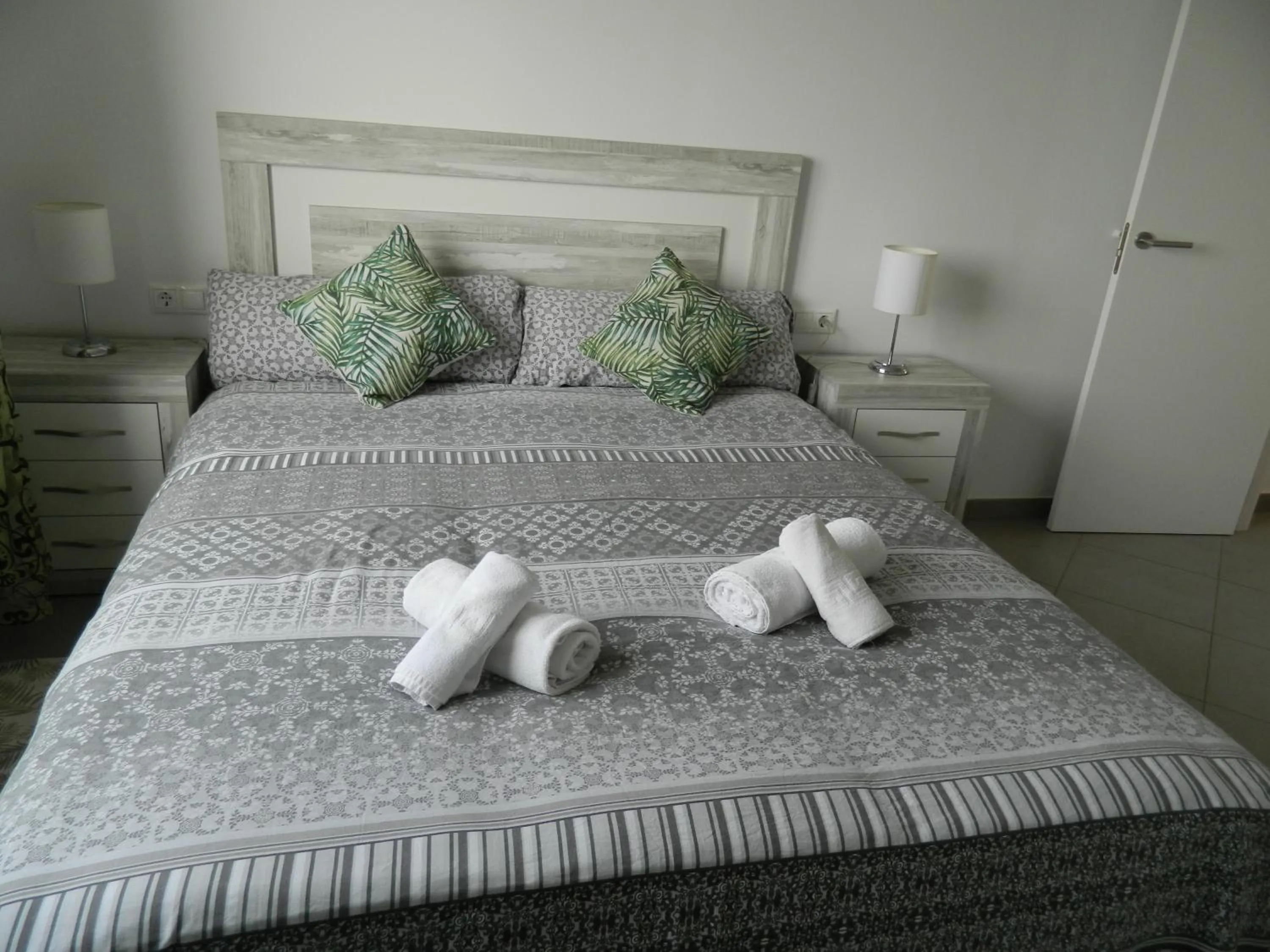 Bed in Hotel Restaurant Baladrar