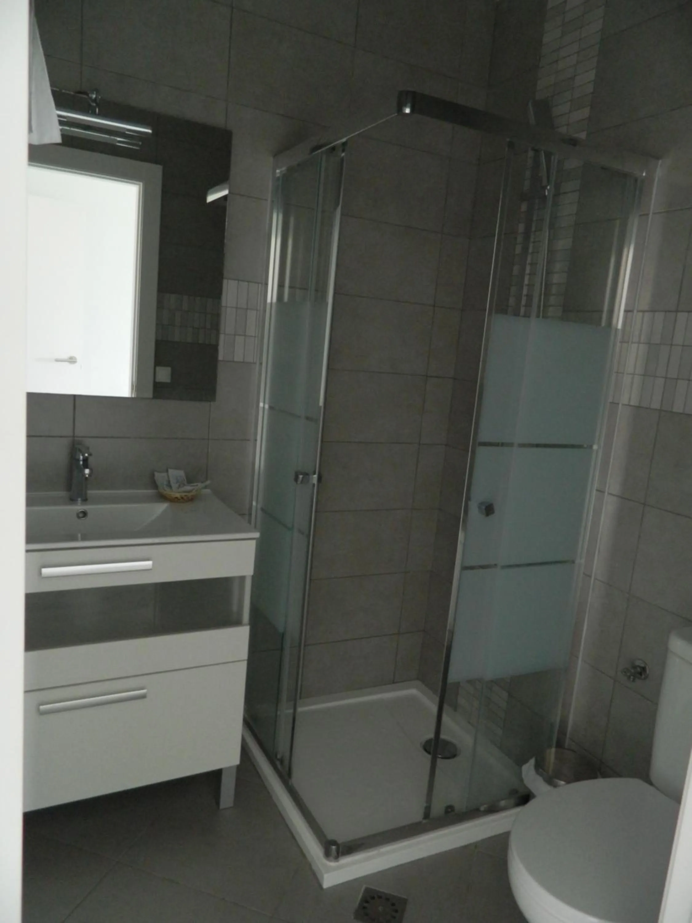 Bathroom in Hotel Restaurant Baladrar