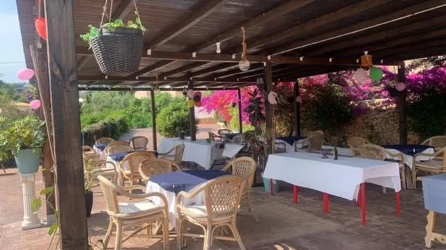 Garden view in Hotel Restaurant Baladrar