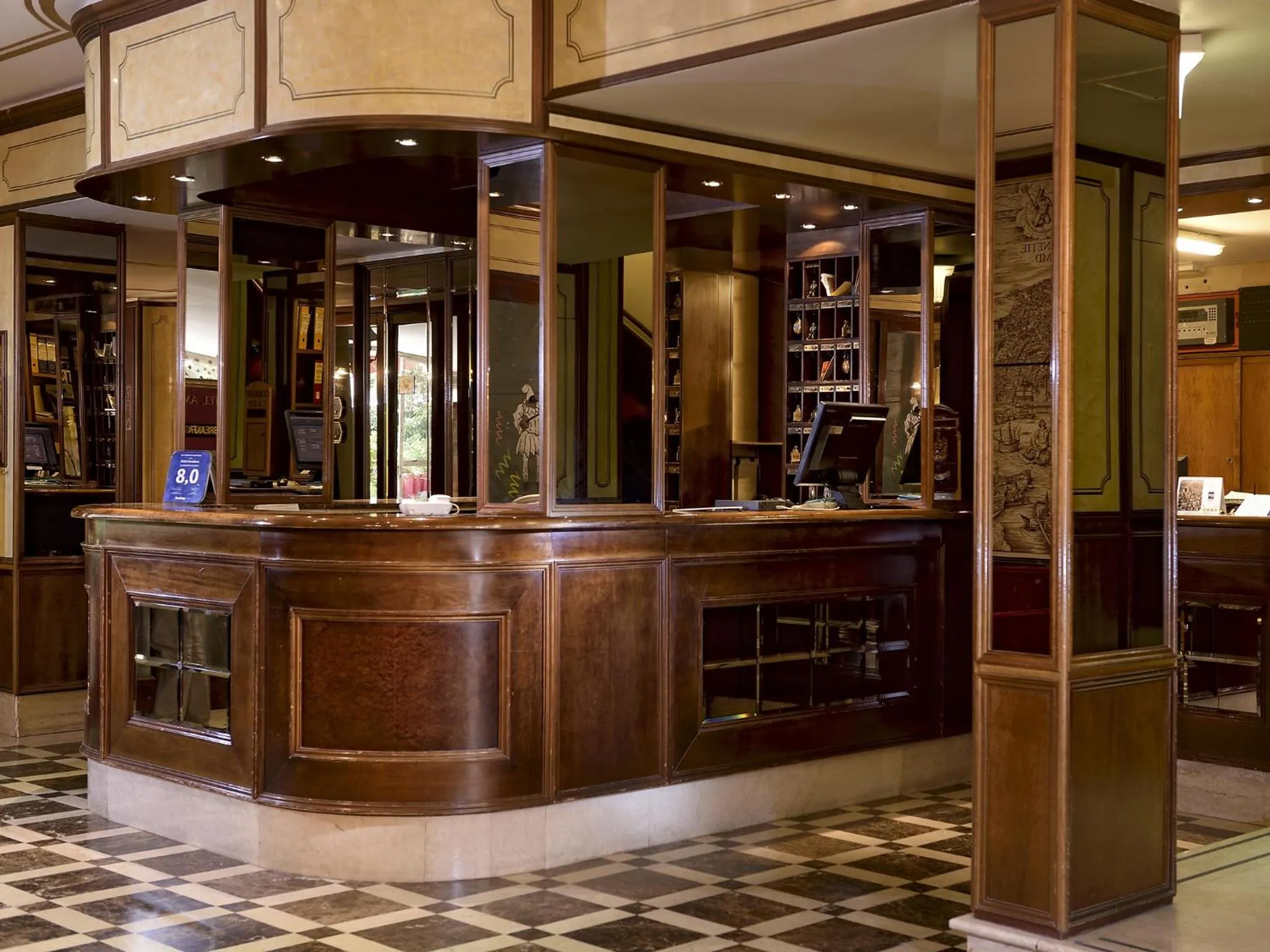 Lobby or reception in Hotel Amadeus