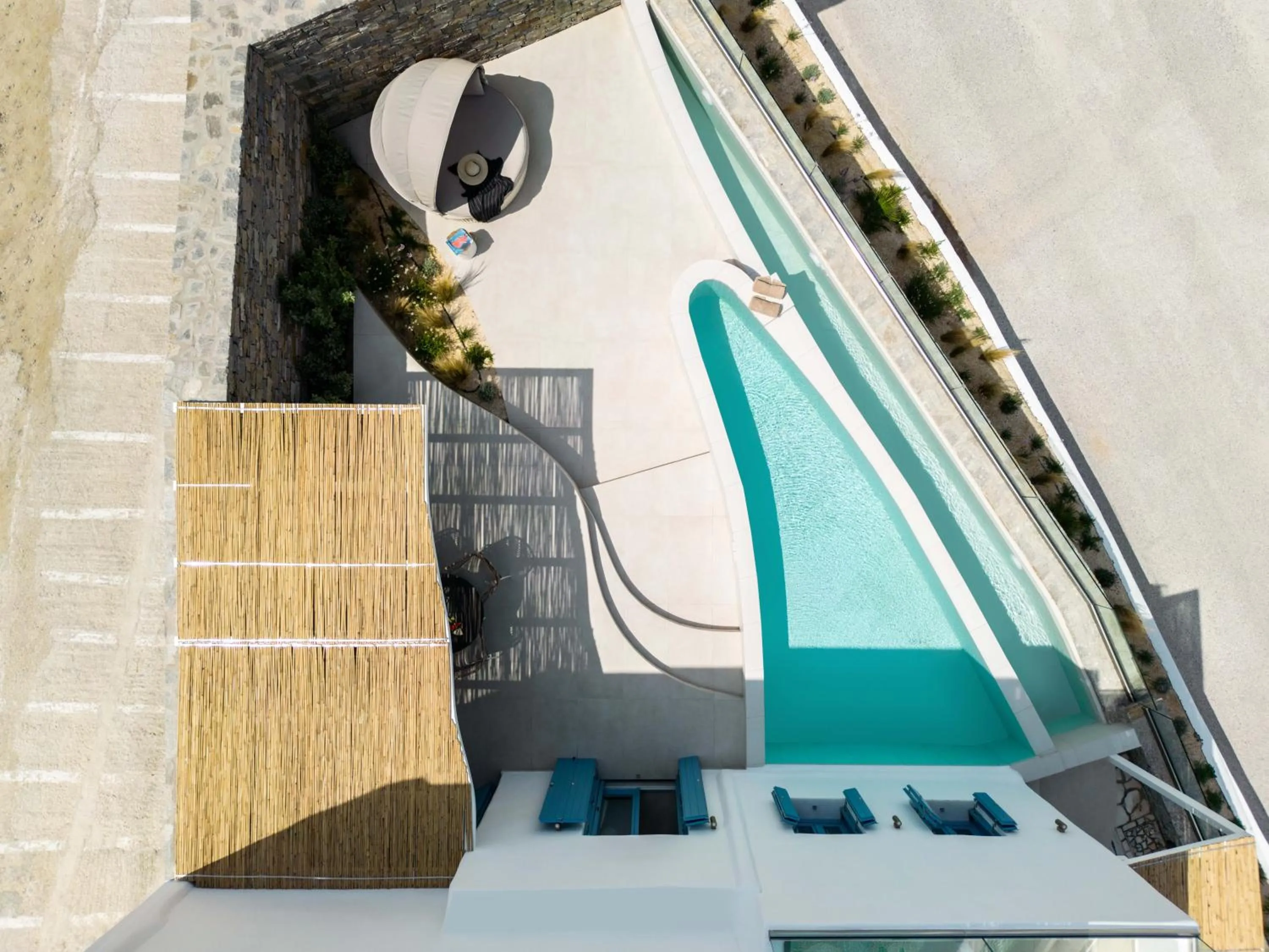 Swimming pool in Aura Suites Paros