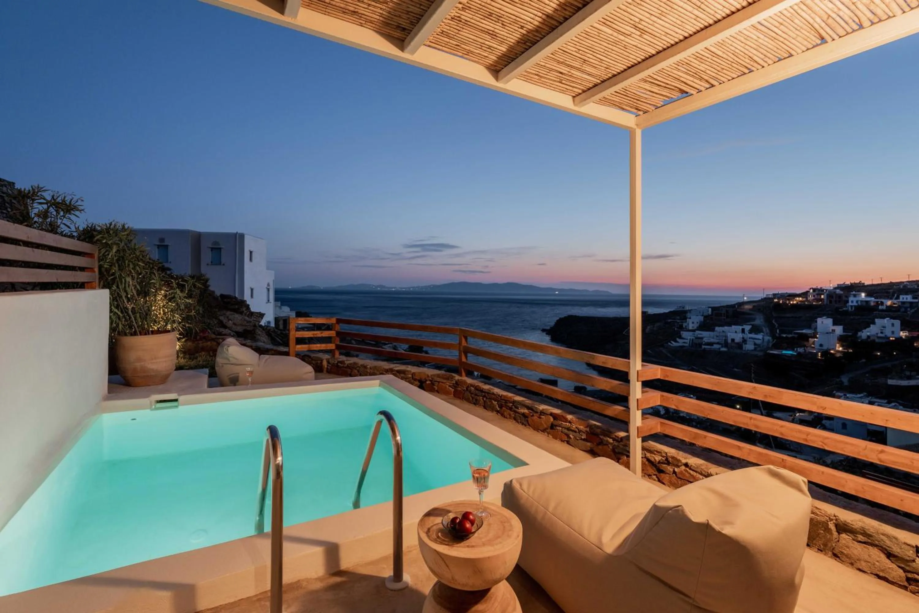 Sea view in Aura Villas Tinos