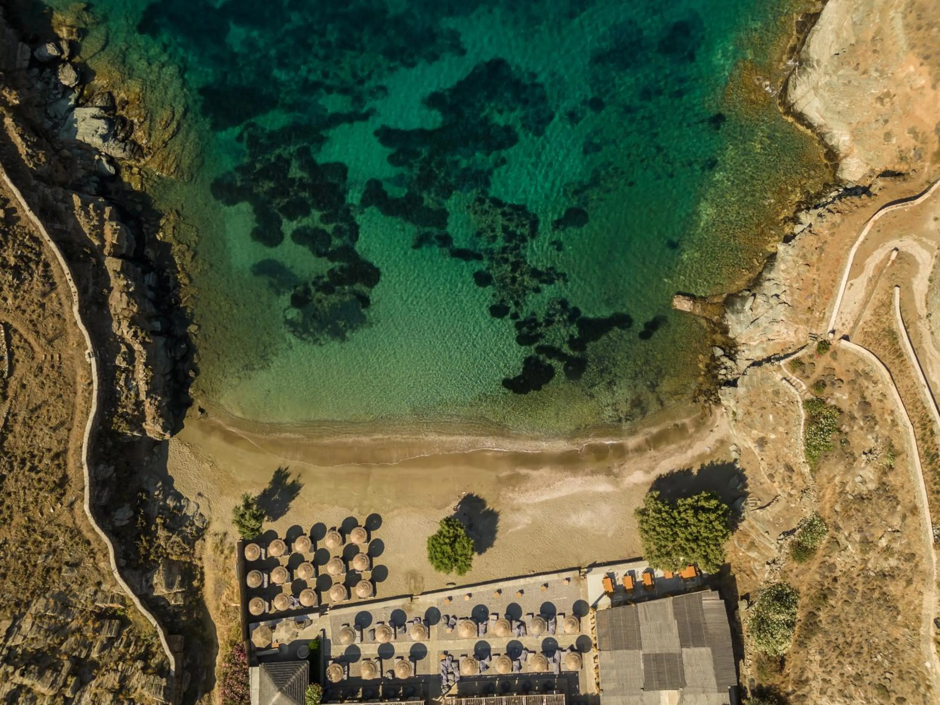 Beach in Aura Villas Tinos