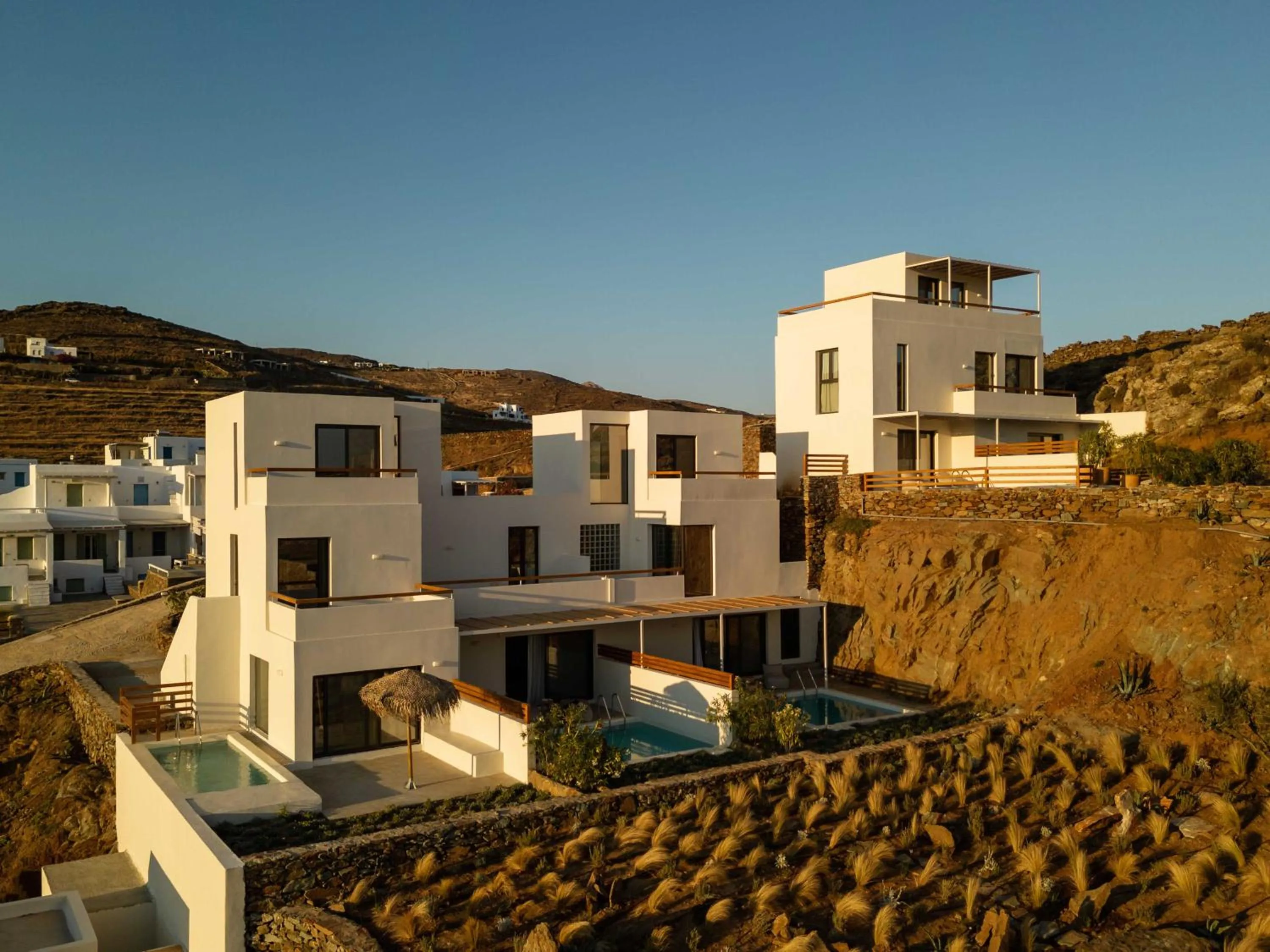Property building in Aura Villas Tinos