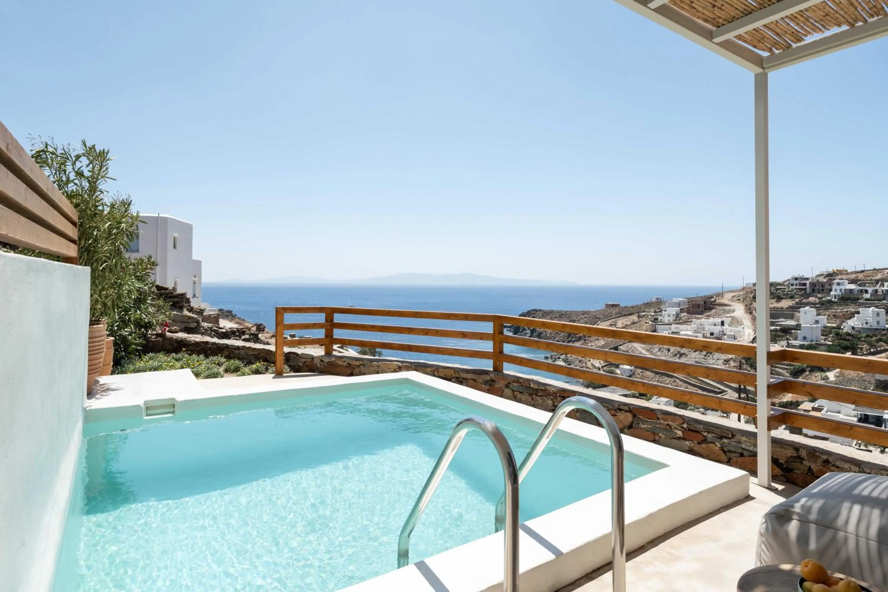 Sea view in Aura Villas Tinos