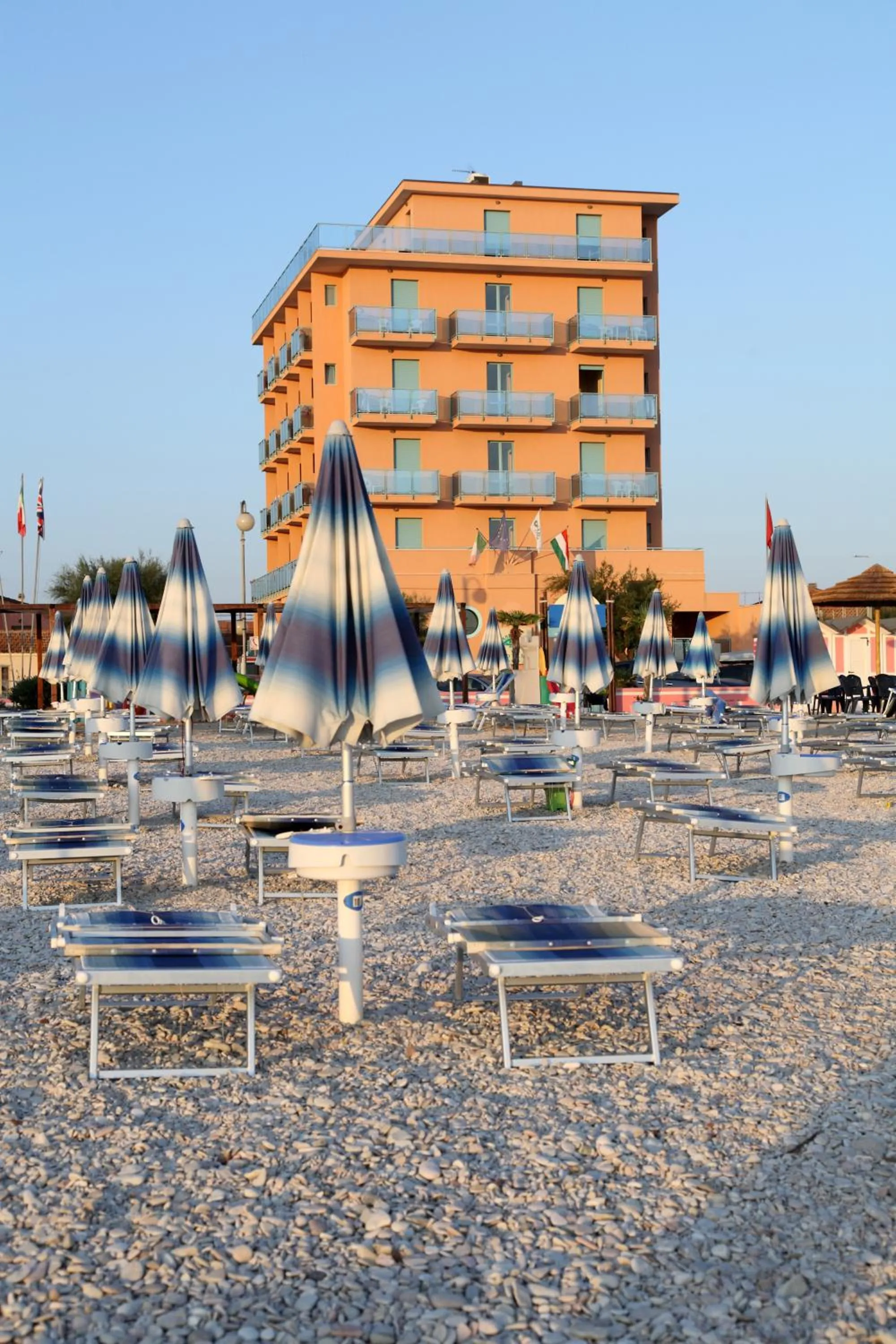 Beach in Abbazia Club Hotel Marotta