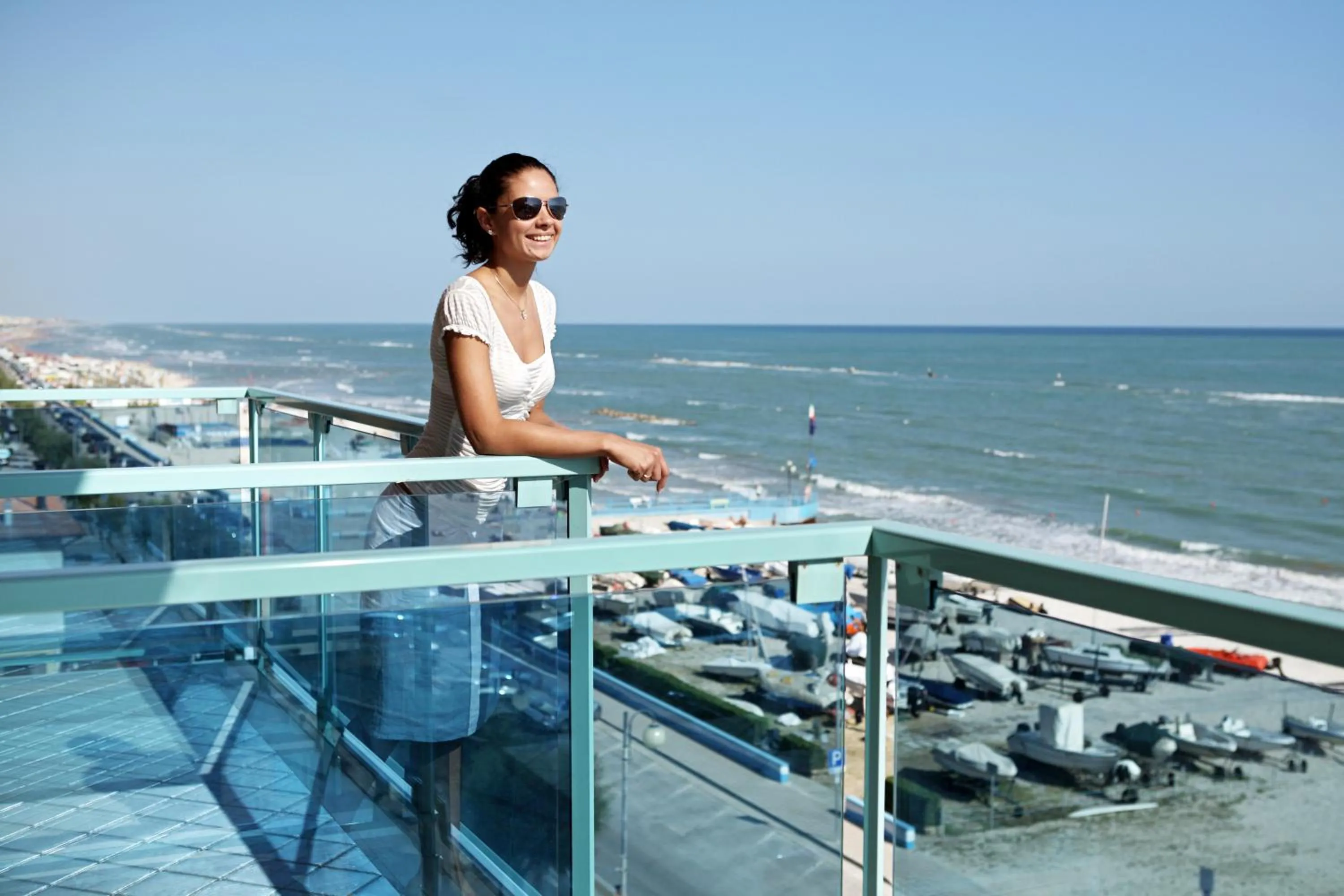 Balcony/Terrace in Abbazia Club Hotel Marotta