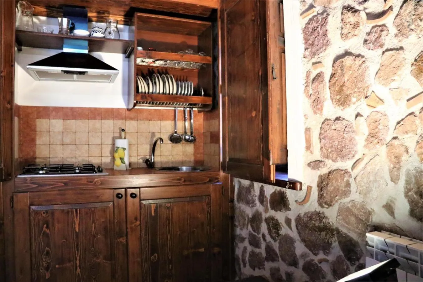 Kitchen or kitchenette in Agriturismo Santa Margherita