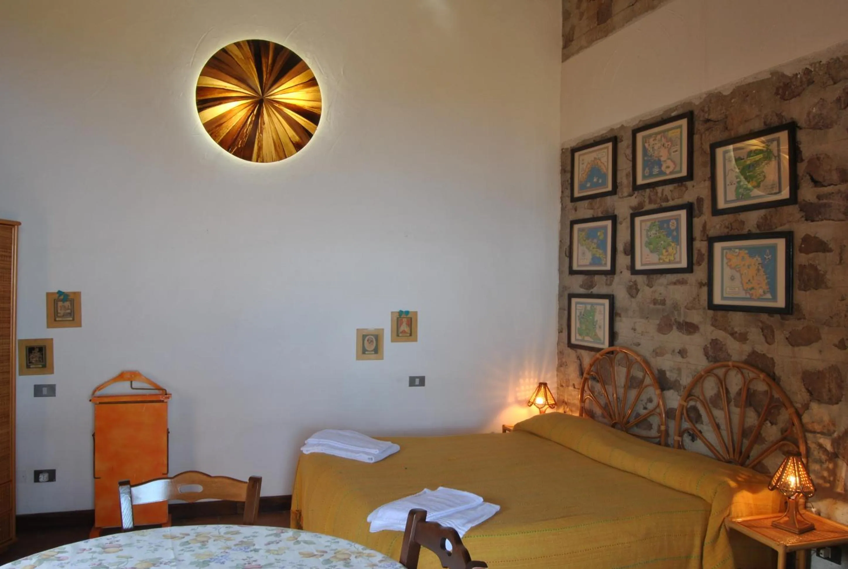 Living room, Bed in Agriturismo Santa Margherita