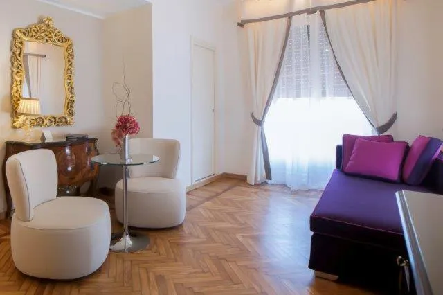 Seating area in Hotel Jolanda