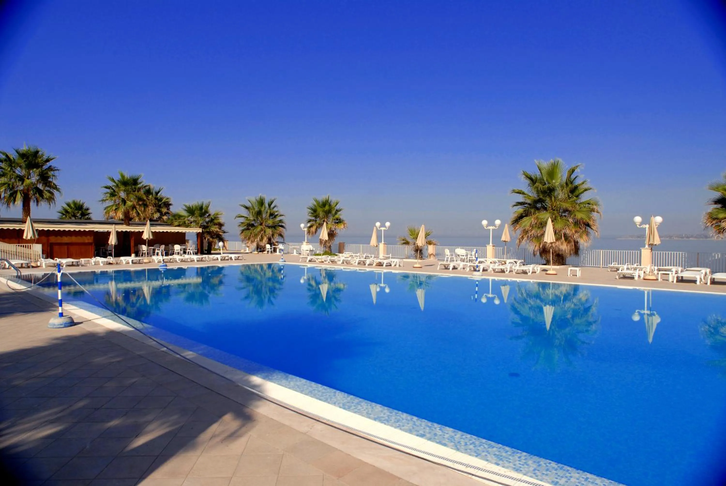 Swimming pool in Dioscuri Bay Palace