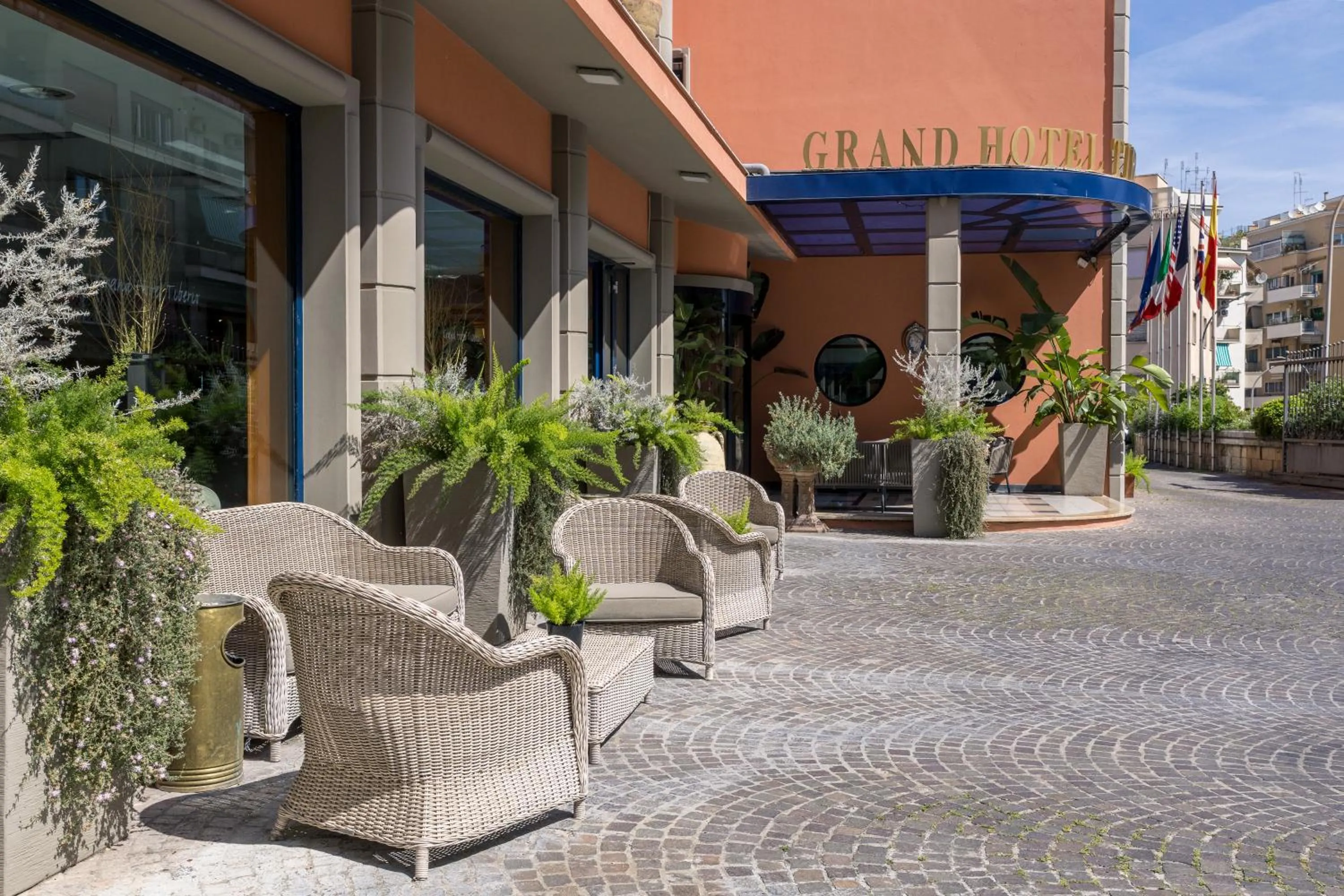 Property building in Grand Hotel Tiberio