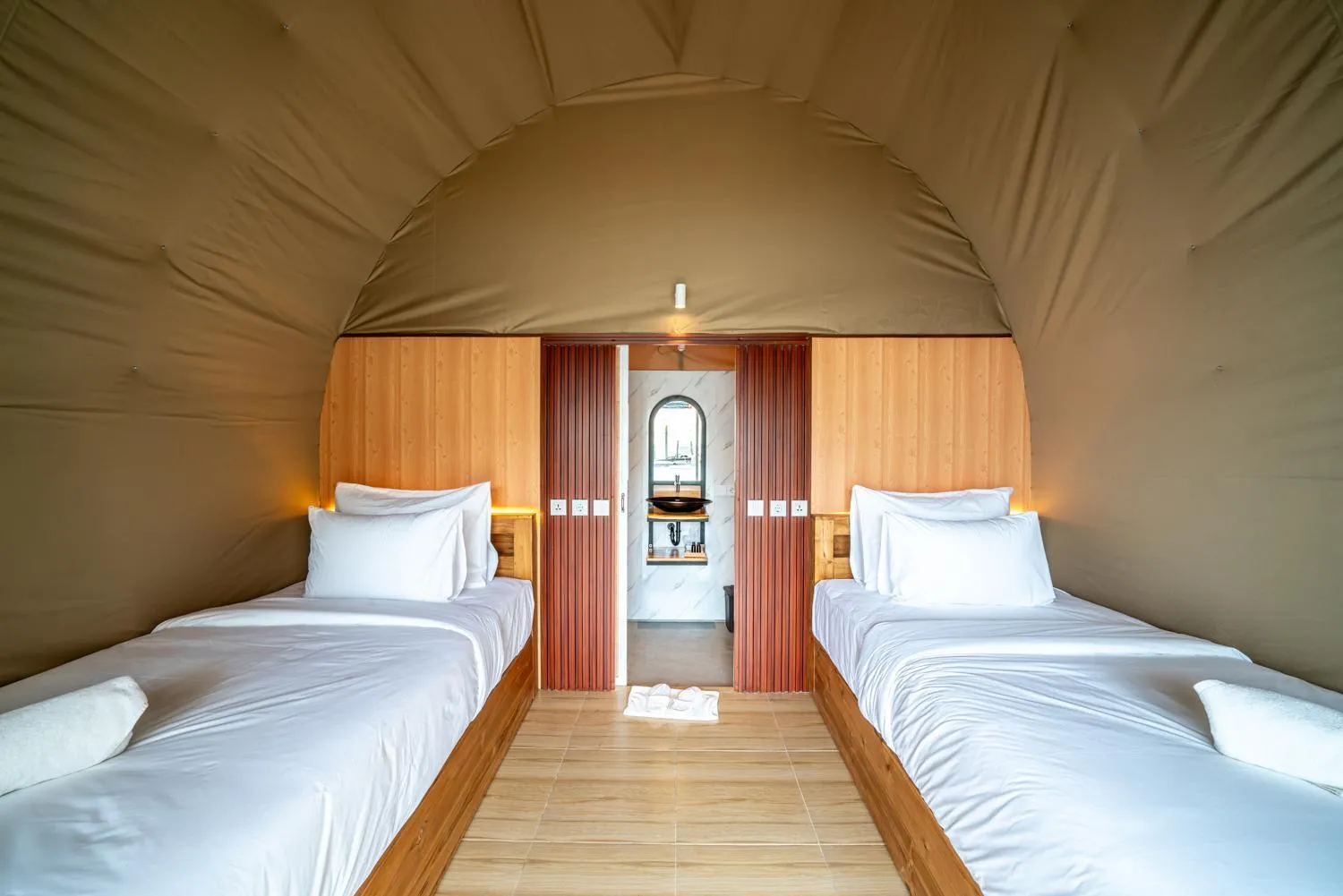 Bedroom, Bed in The Dewi Kintamani Luxury Glamping and Natural Hotspring