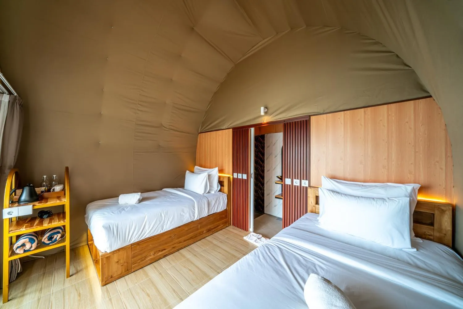 Bedroom, Bed in The Dewi Kintamani Luxury Glamping and Natural Hotspring
