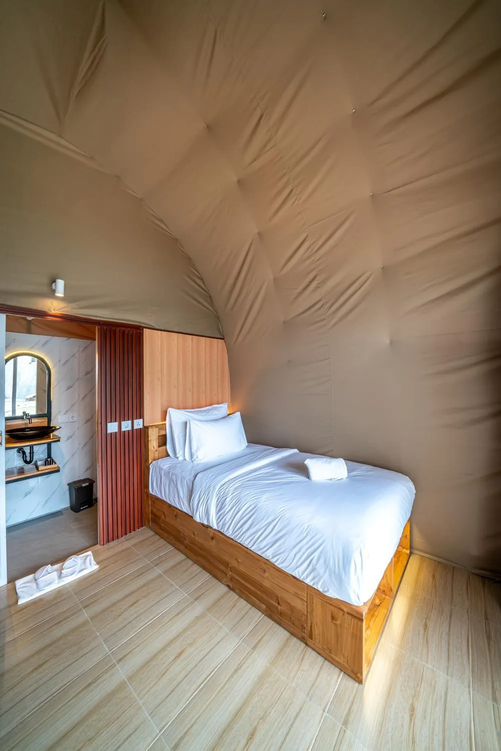 Bedroom, Bed in The Dewi Kintamani Luxury Glamping and Natural Hotspring