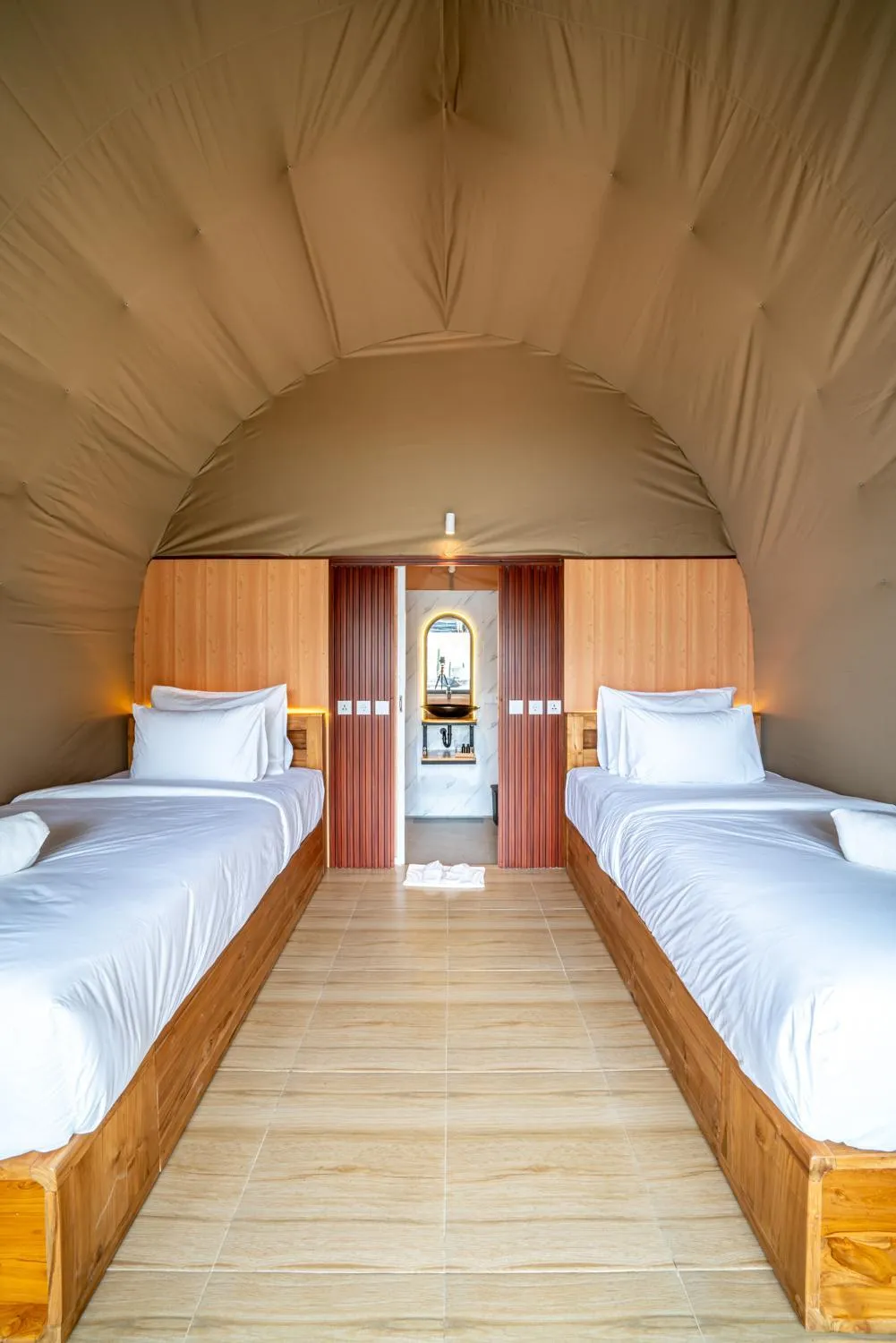 Bedroom, Bed in The Dewi Kintamani Luxury Glamping and Natural Hotspring