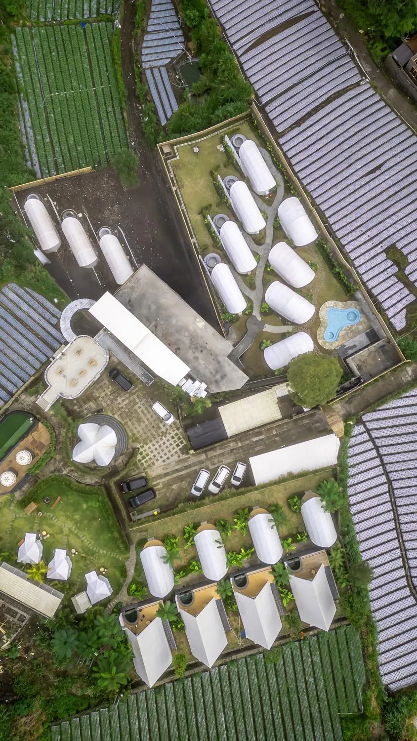 Property building in The Dewi Kintamani Luxury Glamping and Natural Hotspring