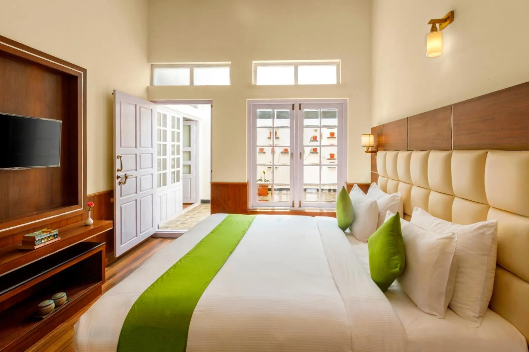 View (from property/room), Bed in Rosewood by Nature Resorts and Stays