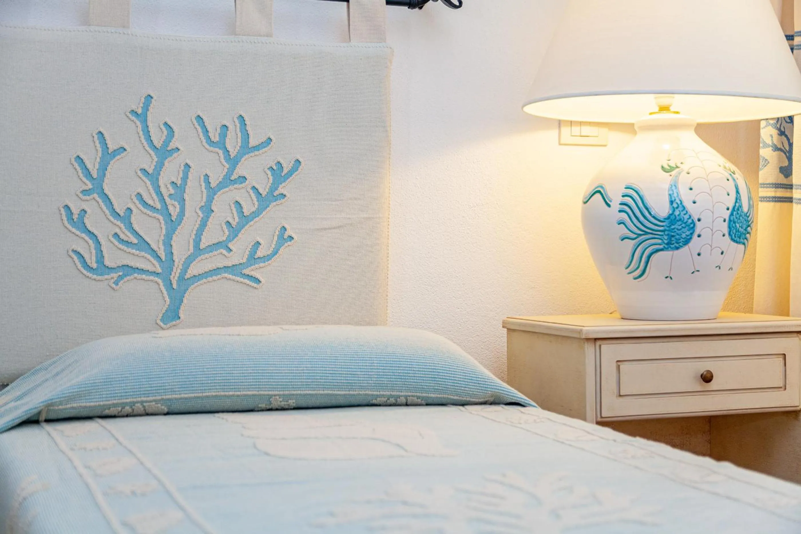 Bed in Hotel San Trano