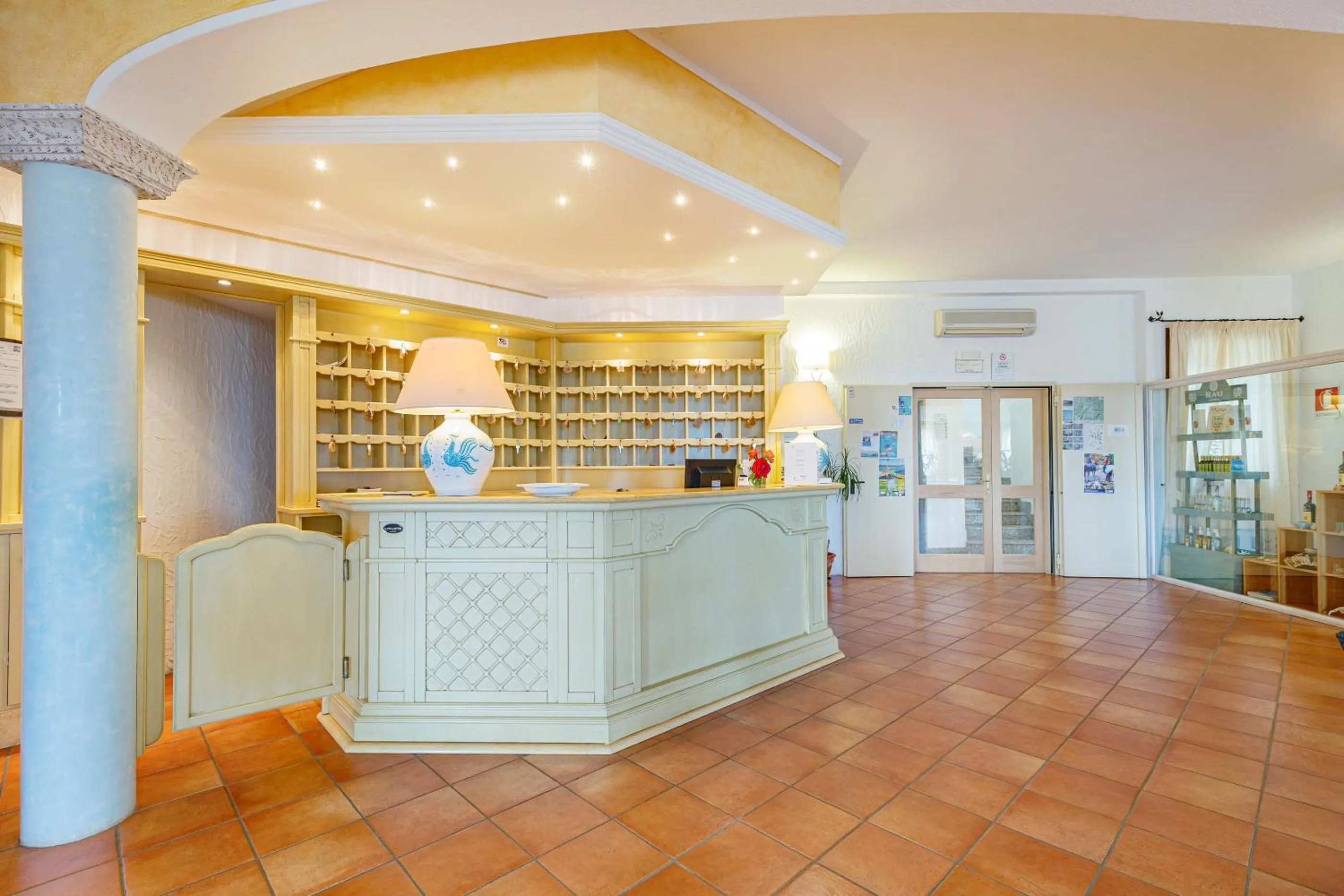 Lobby or reception in Hotel San Trano