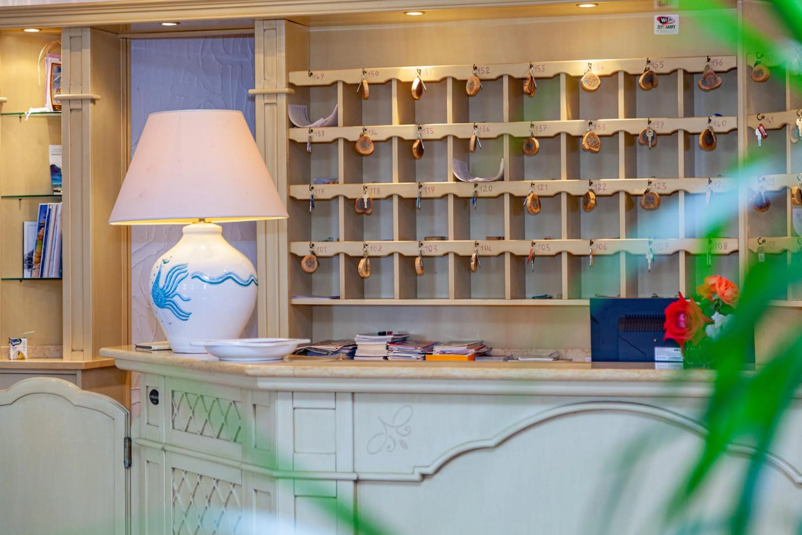 Lobby or reception in Hotel San Trano