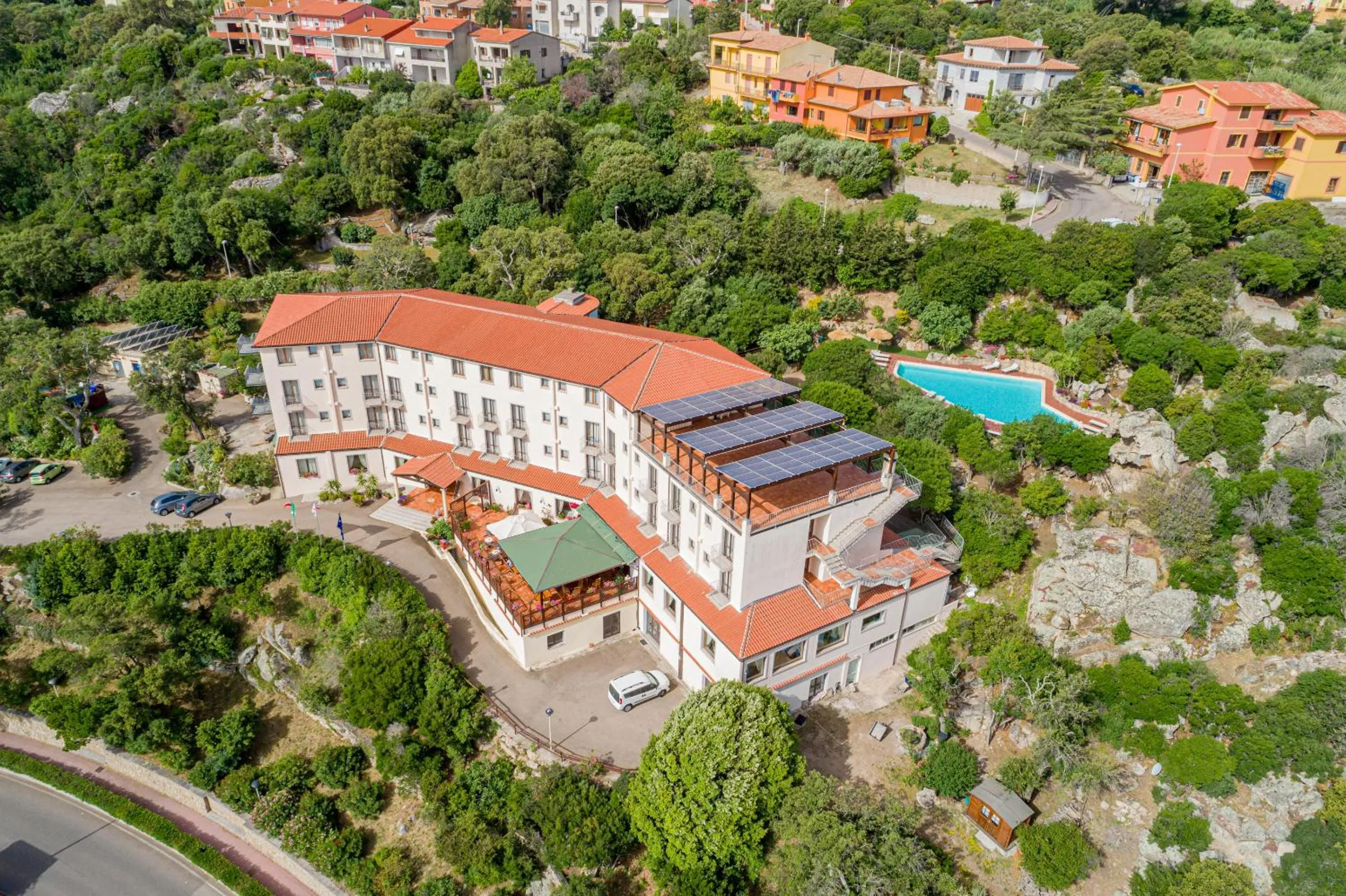 Bird's eye view in Hotel San Trano