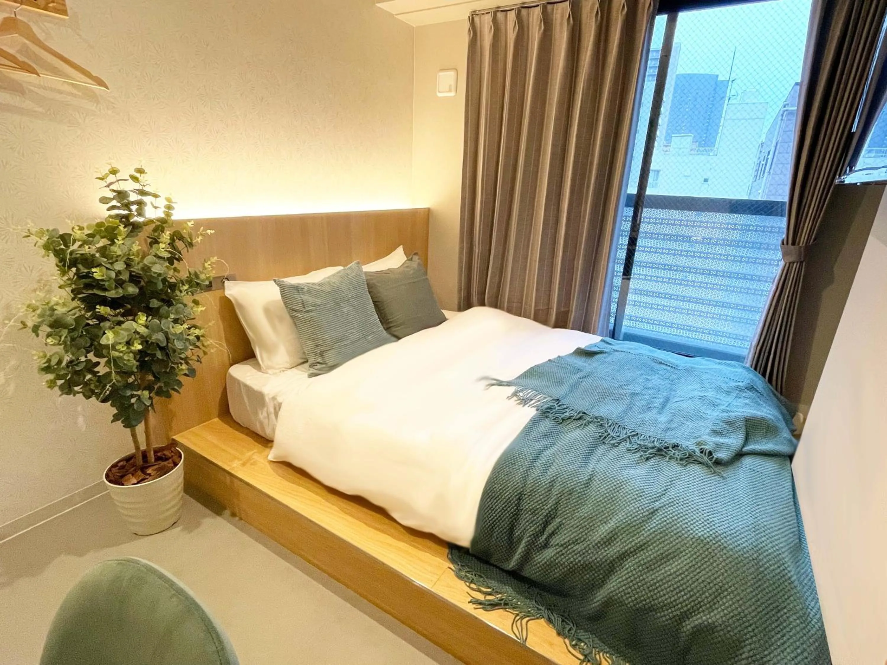 Bed in R Hotel Namba