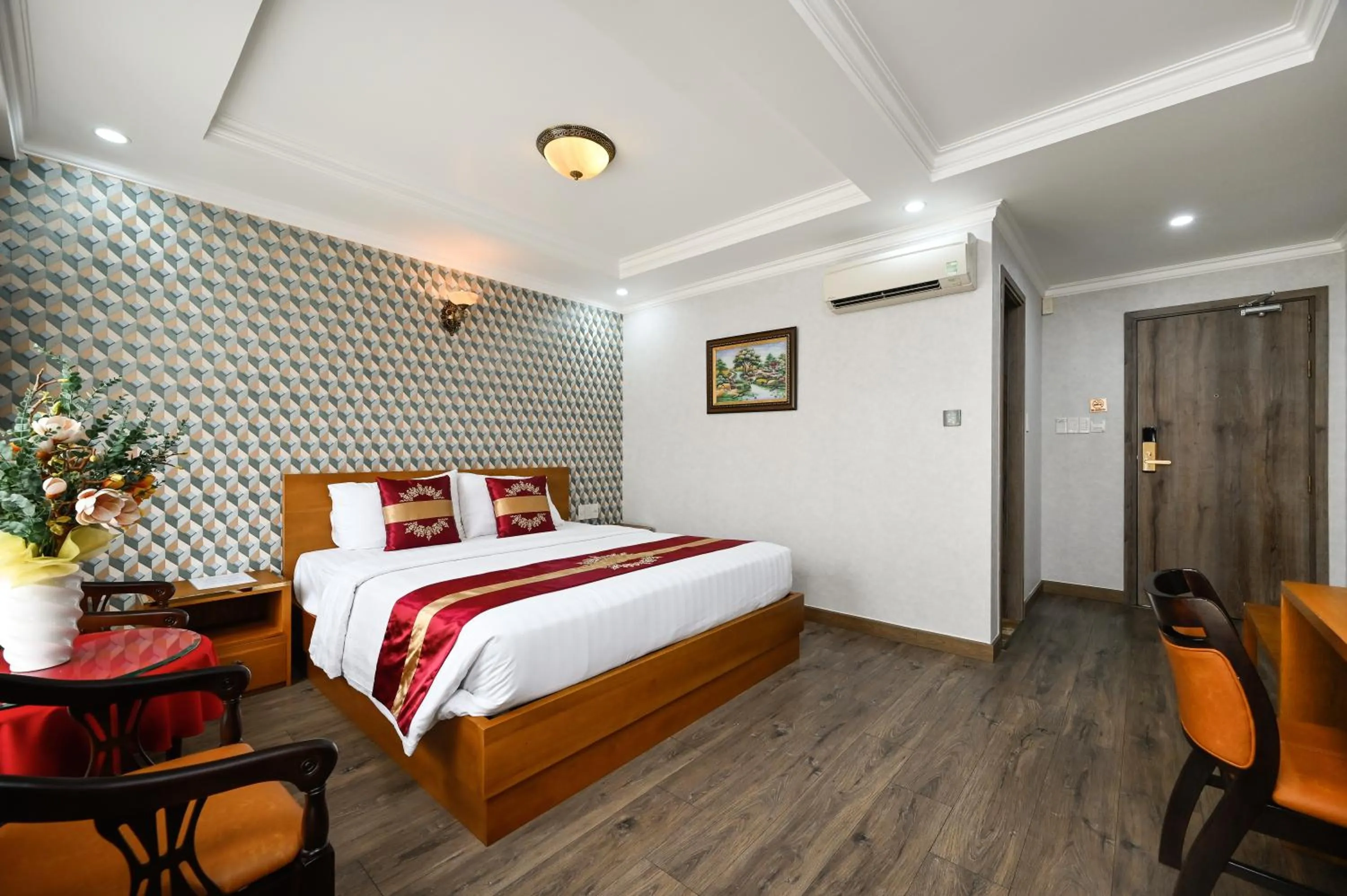 Bed in The River Park Hotel