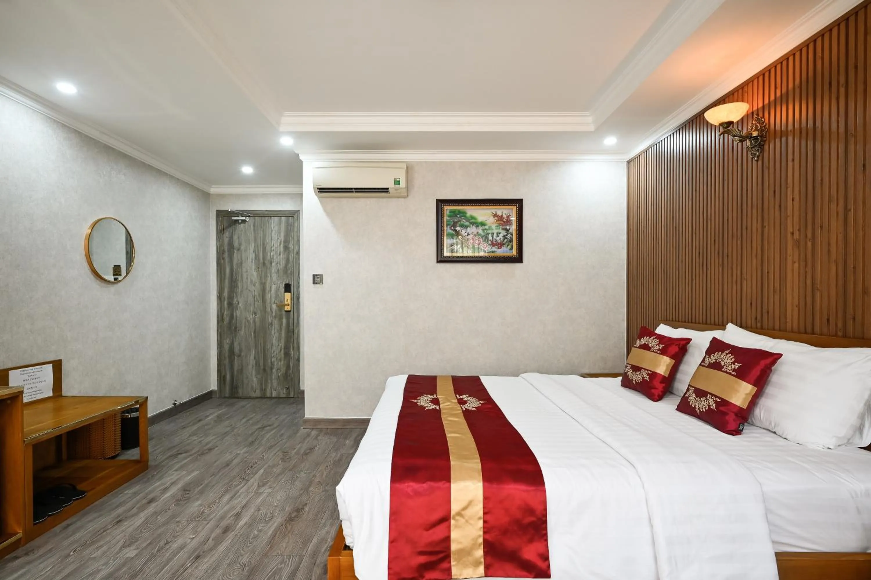 Bed in The River Park Hotel