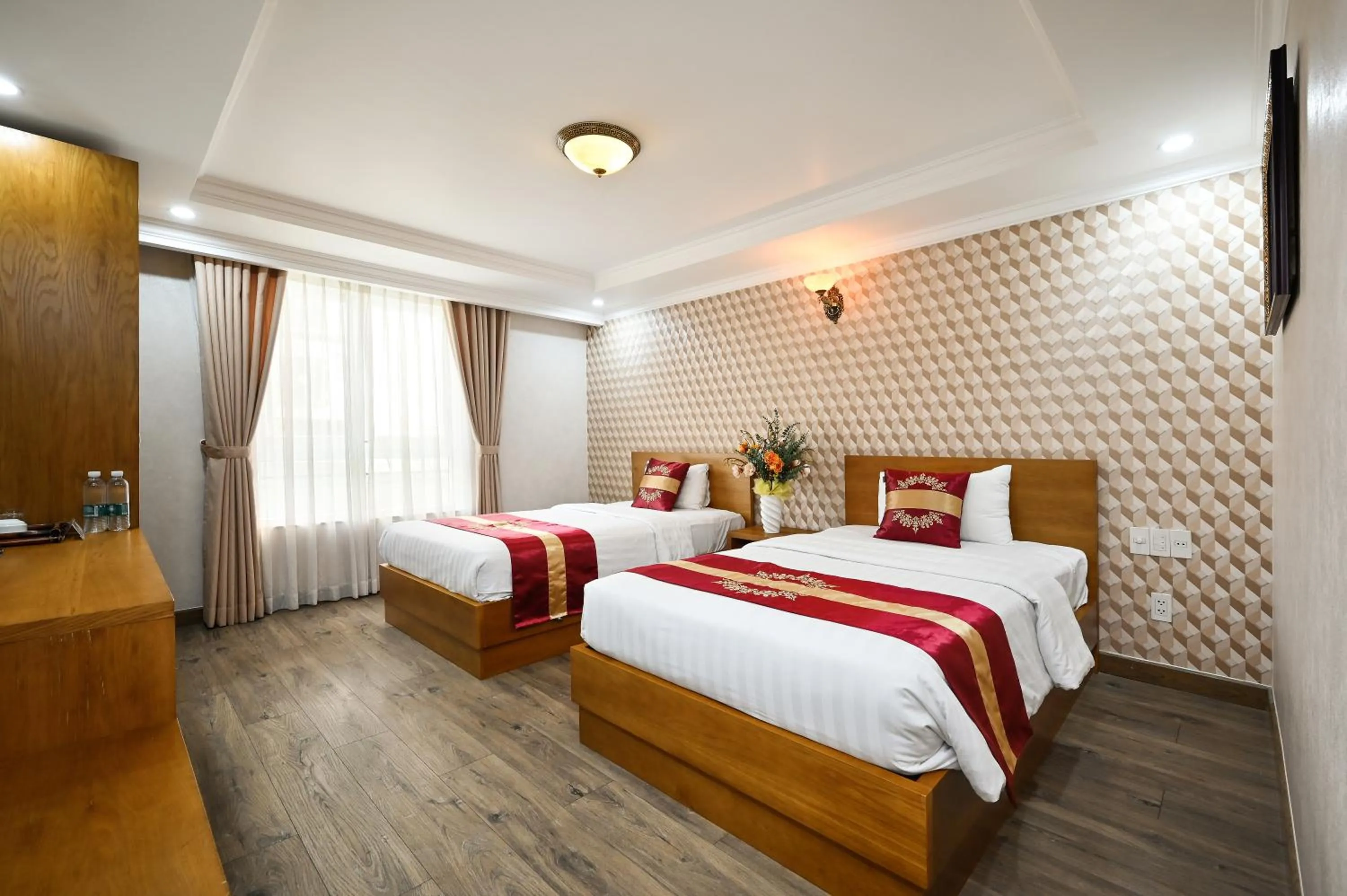 Bed in The River Park Hotel