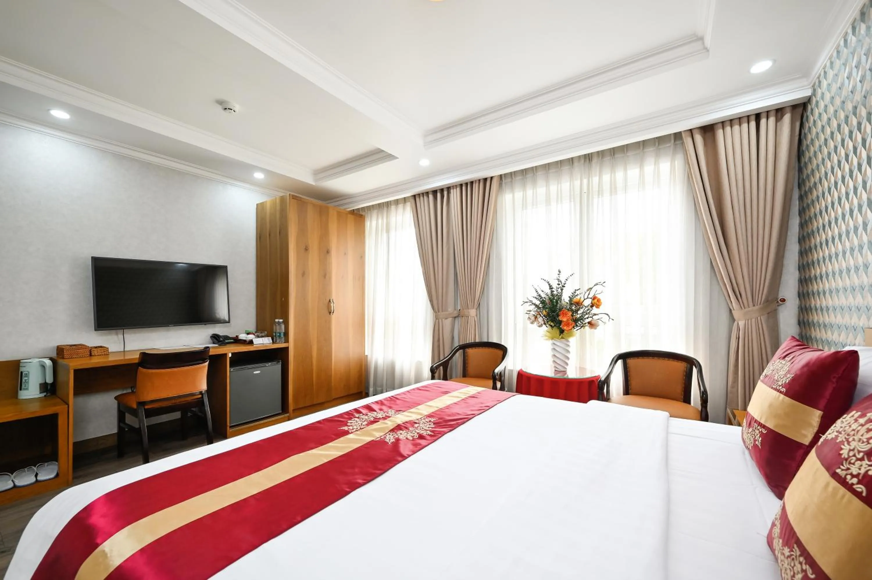 Bed in The River Park Hotel