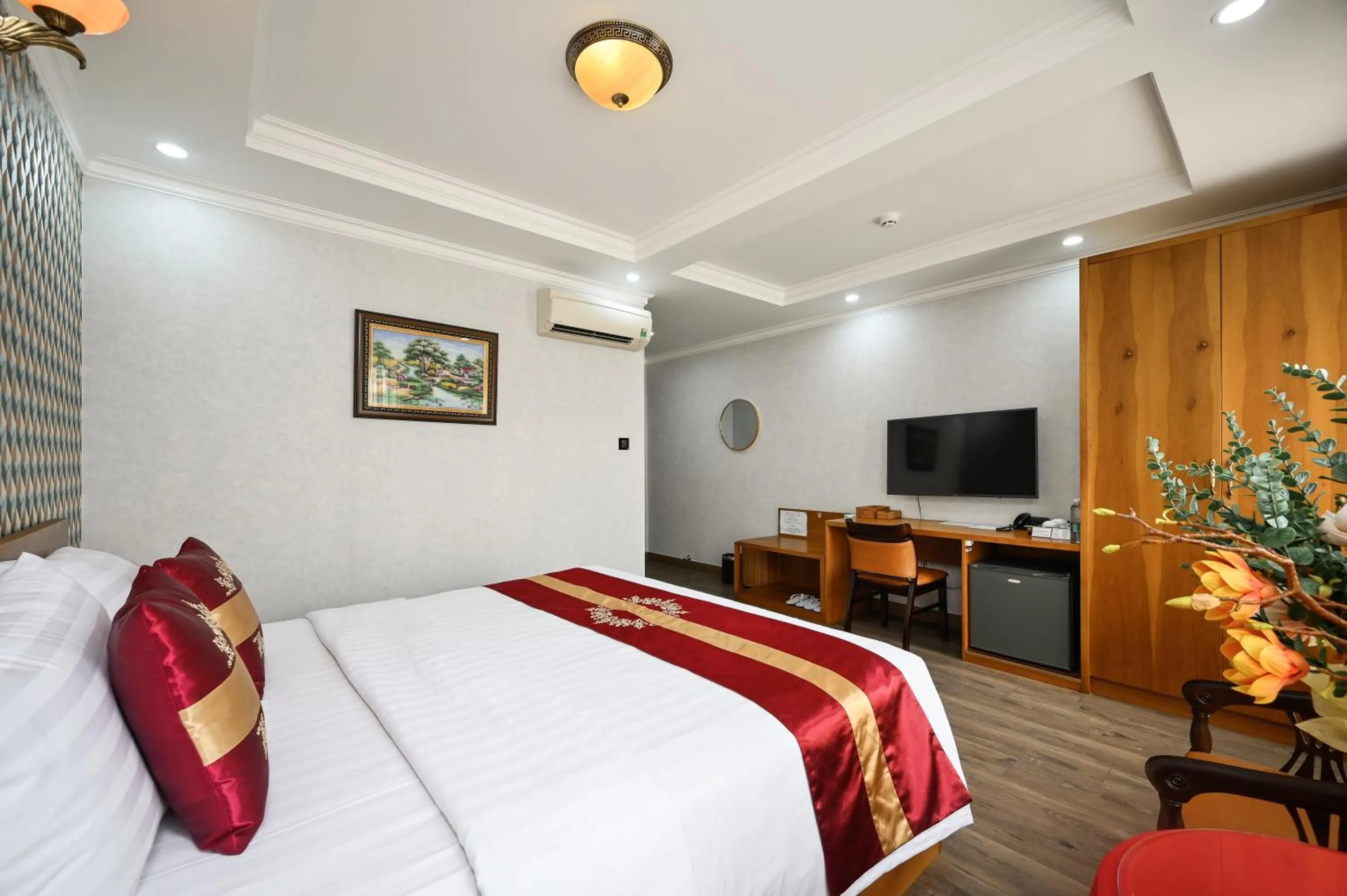 Bed in The River Park Hotel