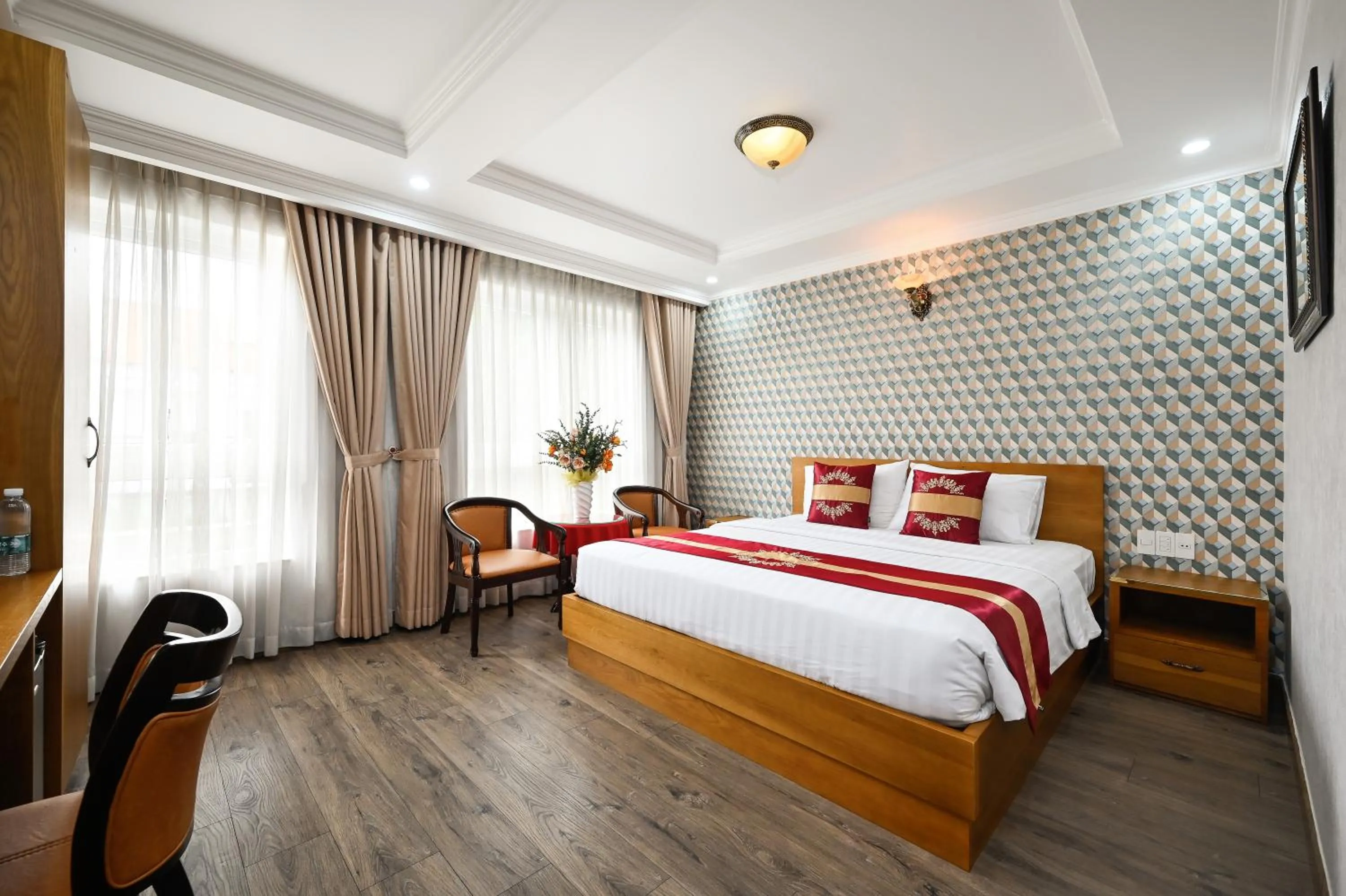 Bed in The River Park Hotel