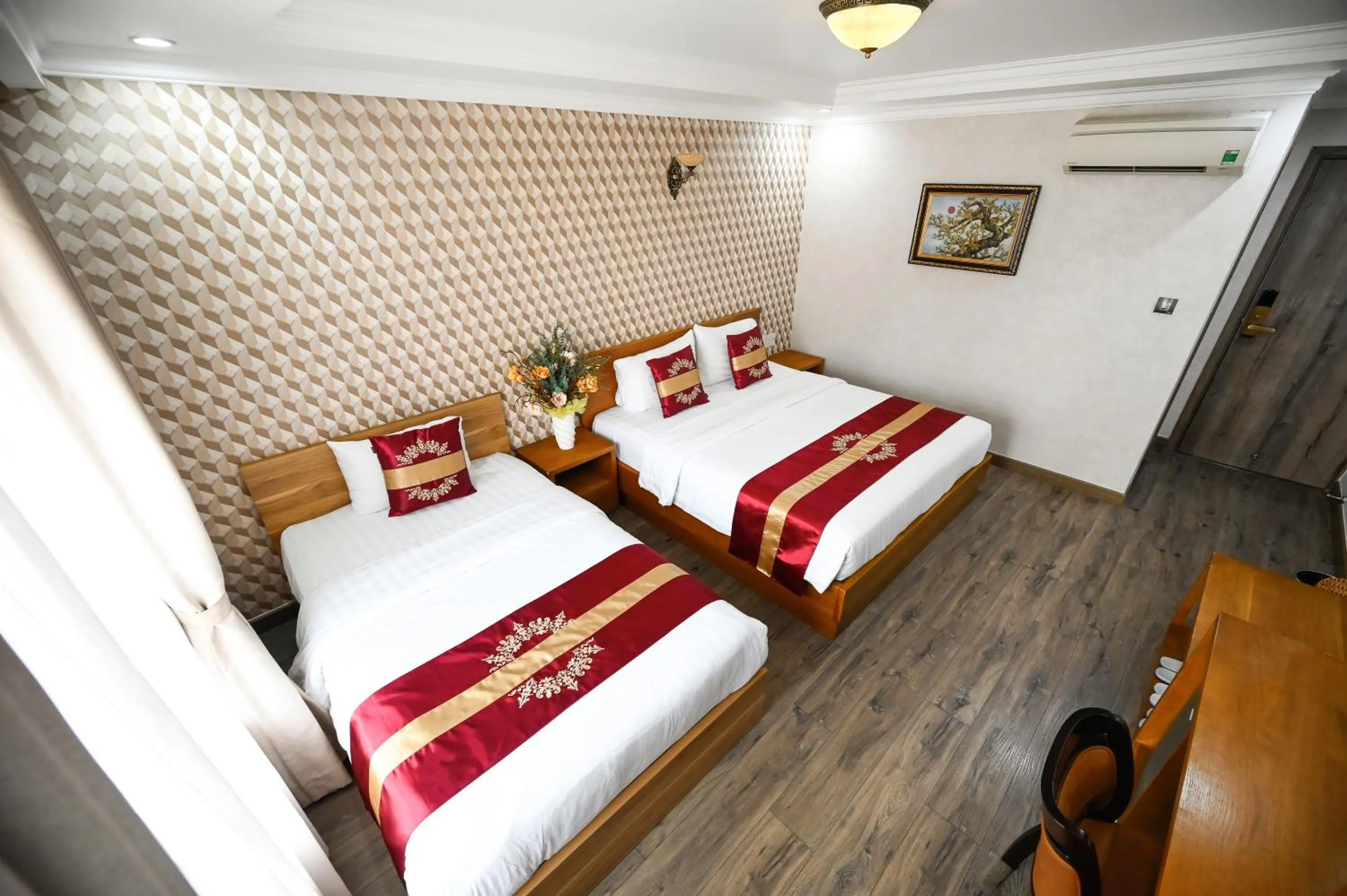 Bed in The River Park Hotel