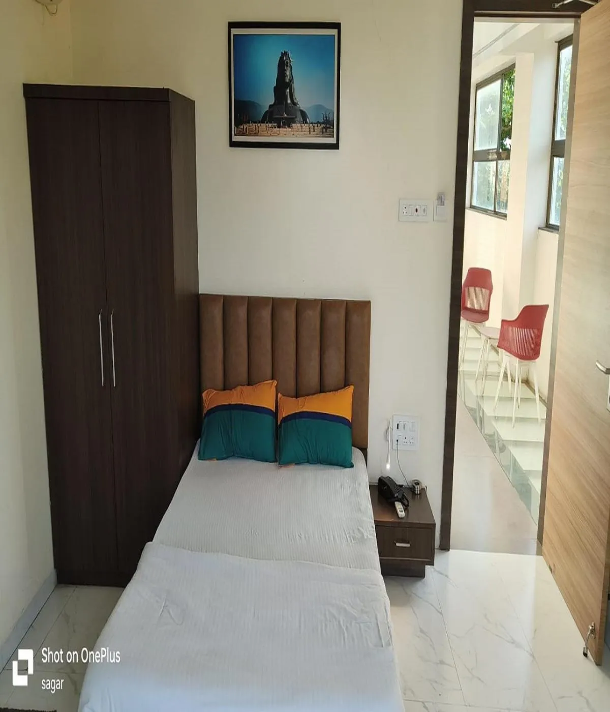 Bedroom, Bed in ID Square residency Parbhani