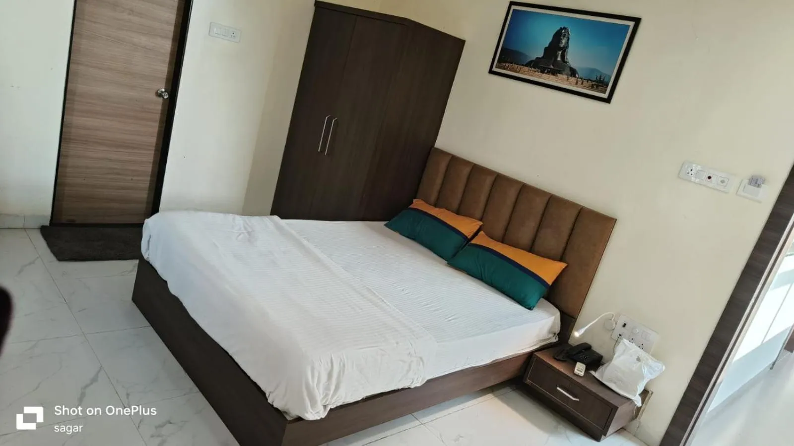 Bedroom, Bed in ID Square residency Parbhani