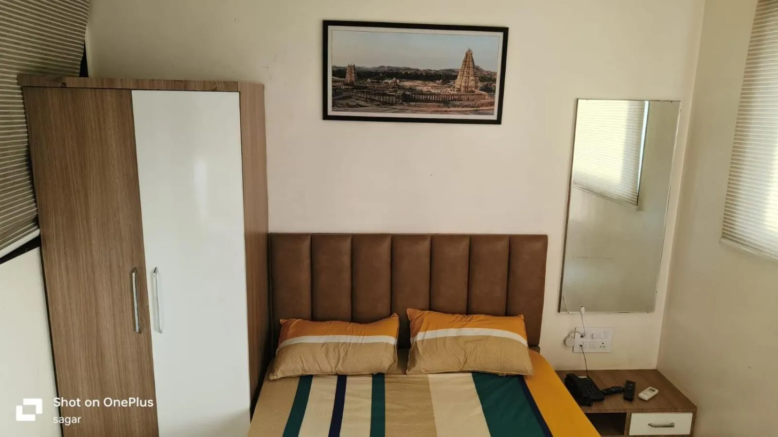 Bedroom, Bed in ID Square residency Parbhani