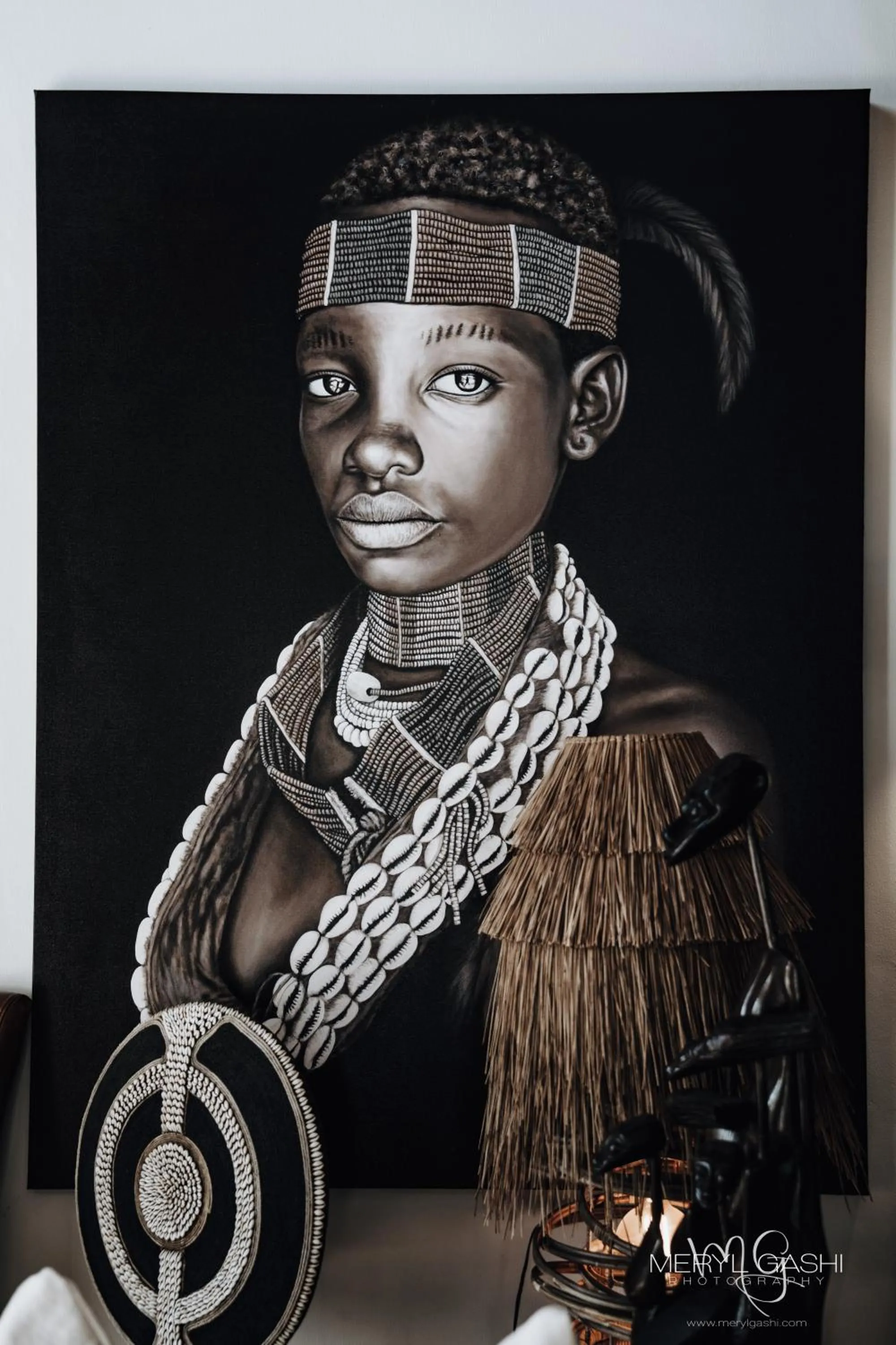 Decorative detail in African Flair Boutique Safari Lodge