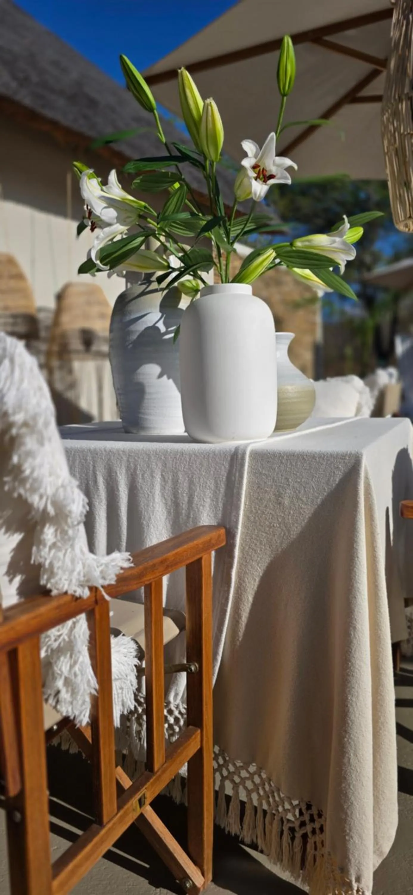Dining area in African Flair Boutique Safari Lodge