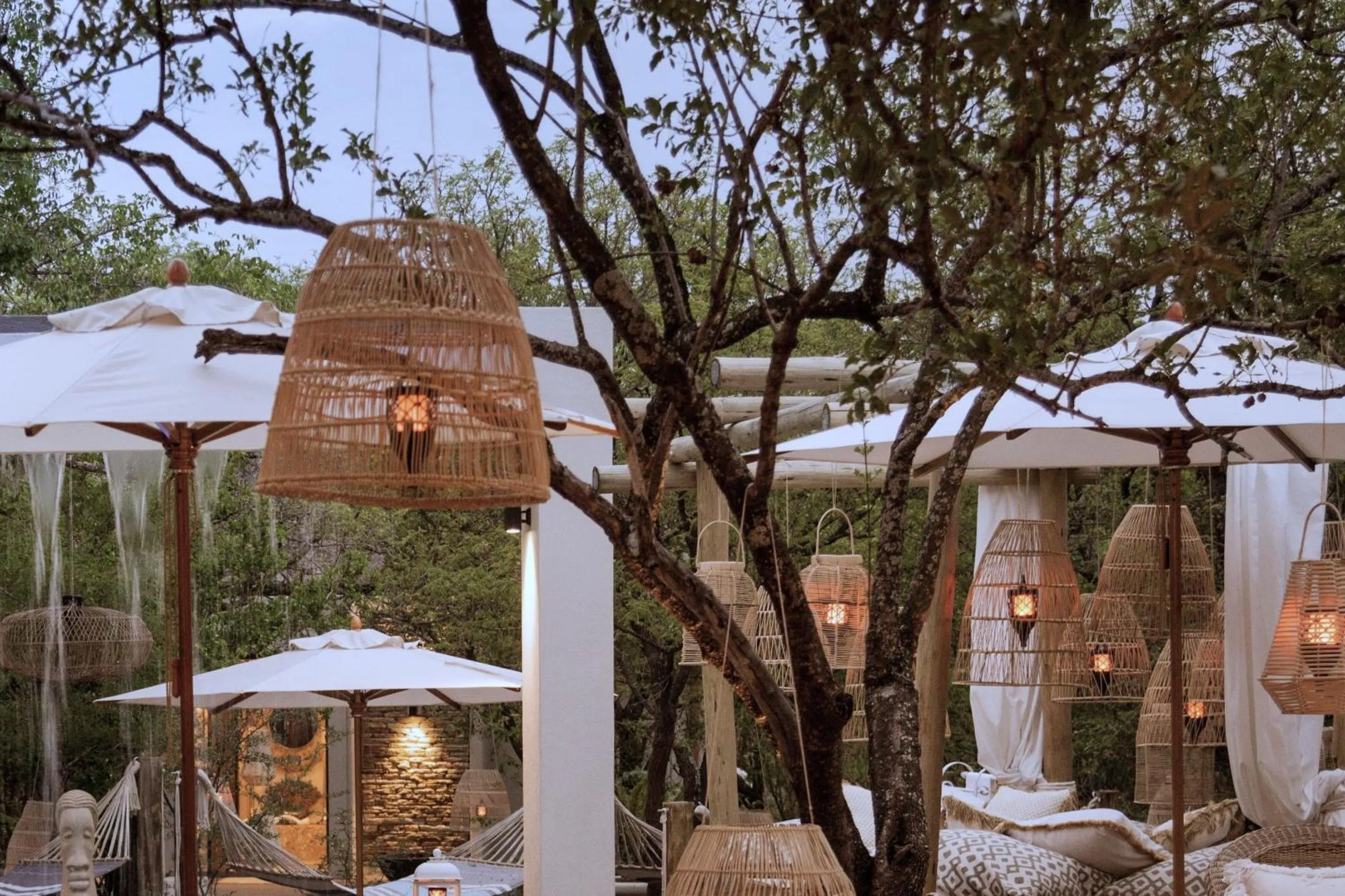 Patio in African Flair Boutique Safari Lodge