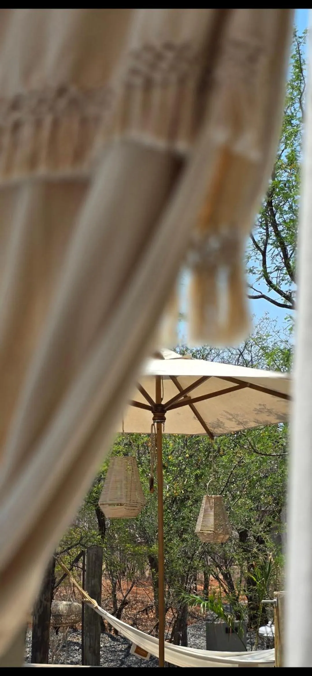 Garden view in African Flair Boutique Safari Lodge